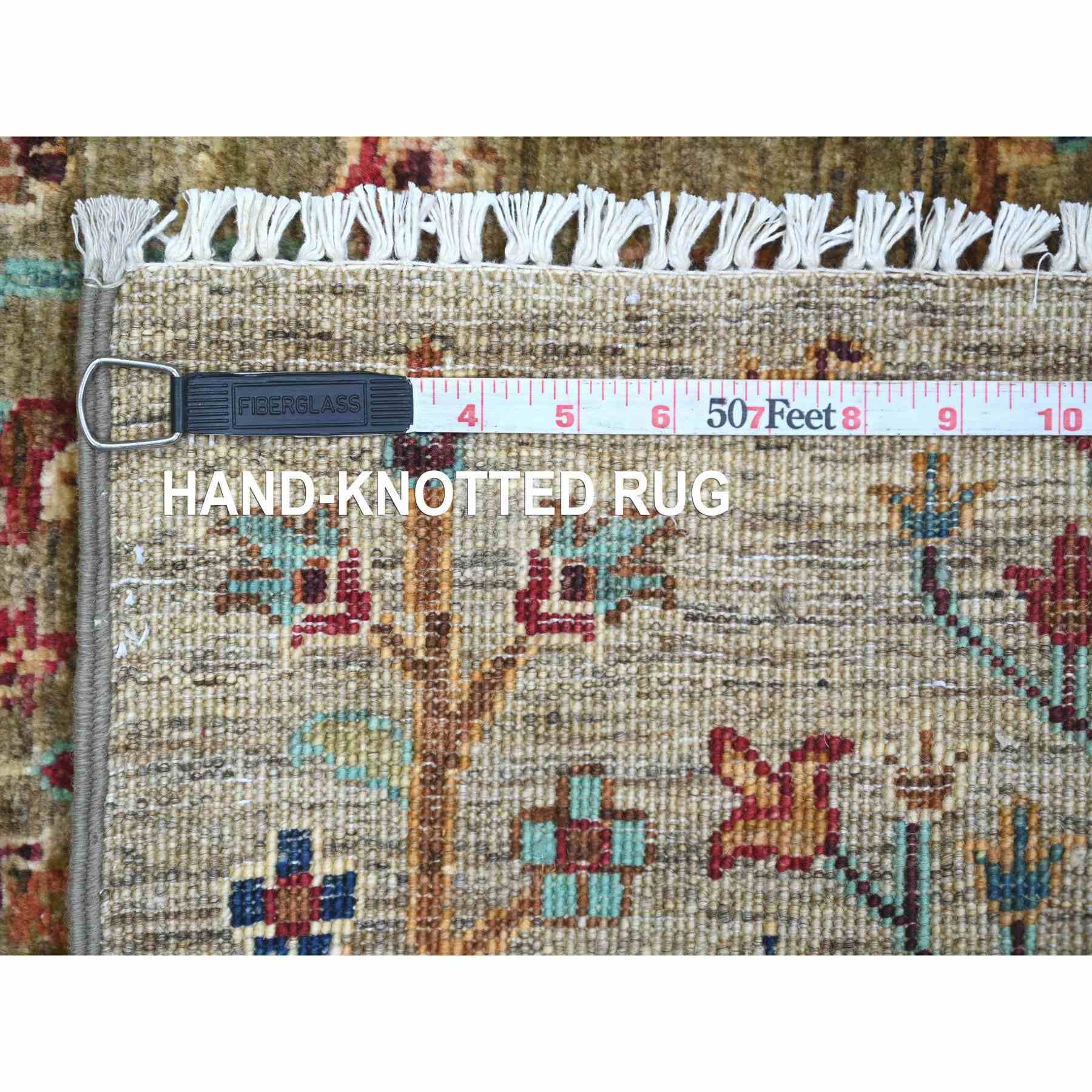 Tribal-Geometric-Hand-Knotted-Rug-109865