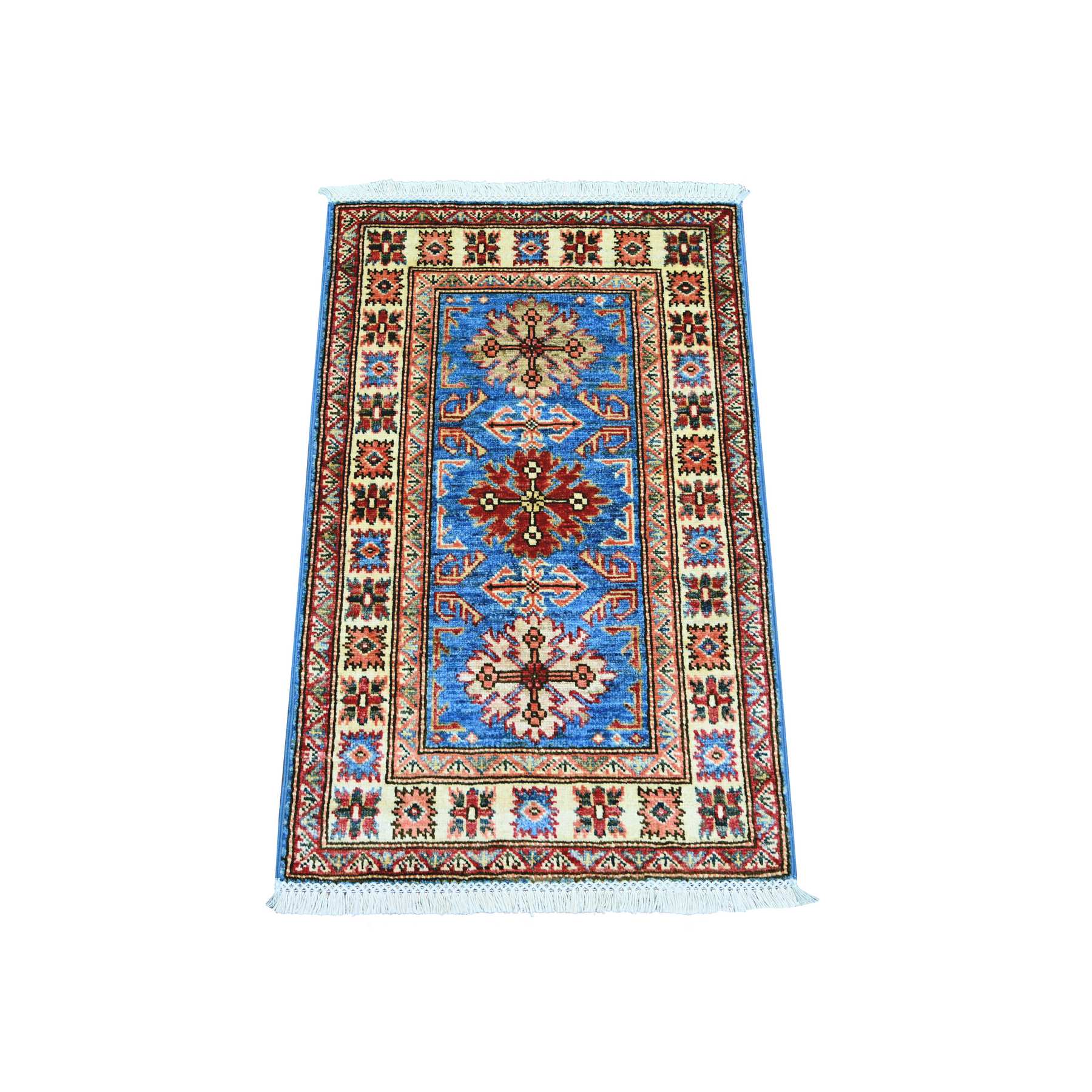 Tribal-Geometric-Hand-Knotted-Rug-109870