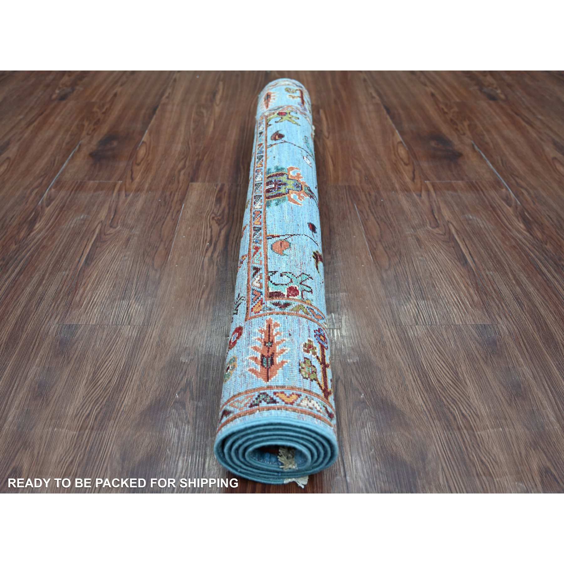 Tribal-Geometric-Hand-Knotted-Rug-109880