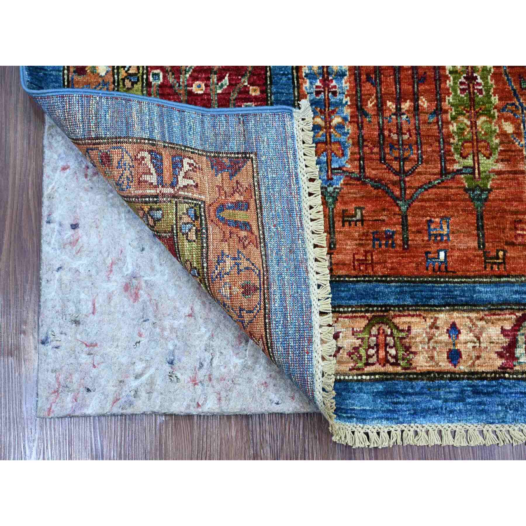 Tribal-Geometric-Hand-Knotted-Rug-109885