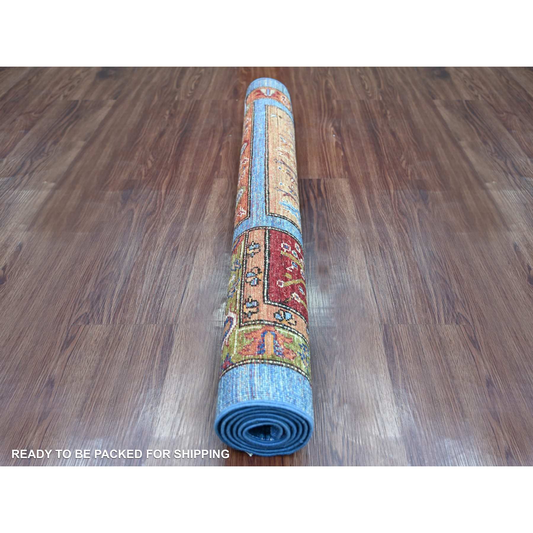 Tribal-Geometric-Hand-Knotted-Rug-109885
