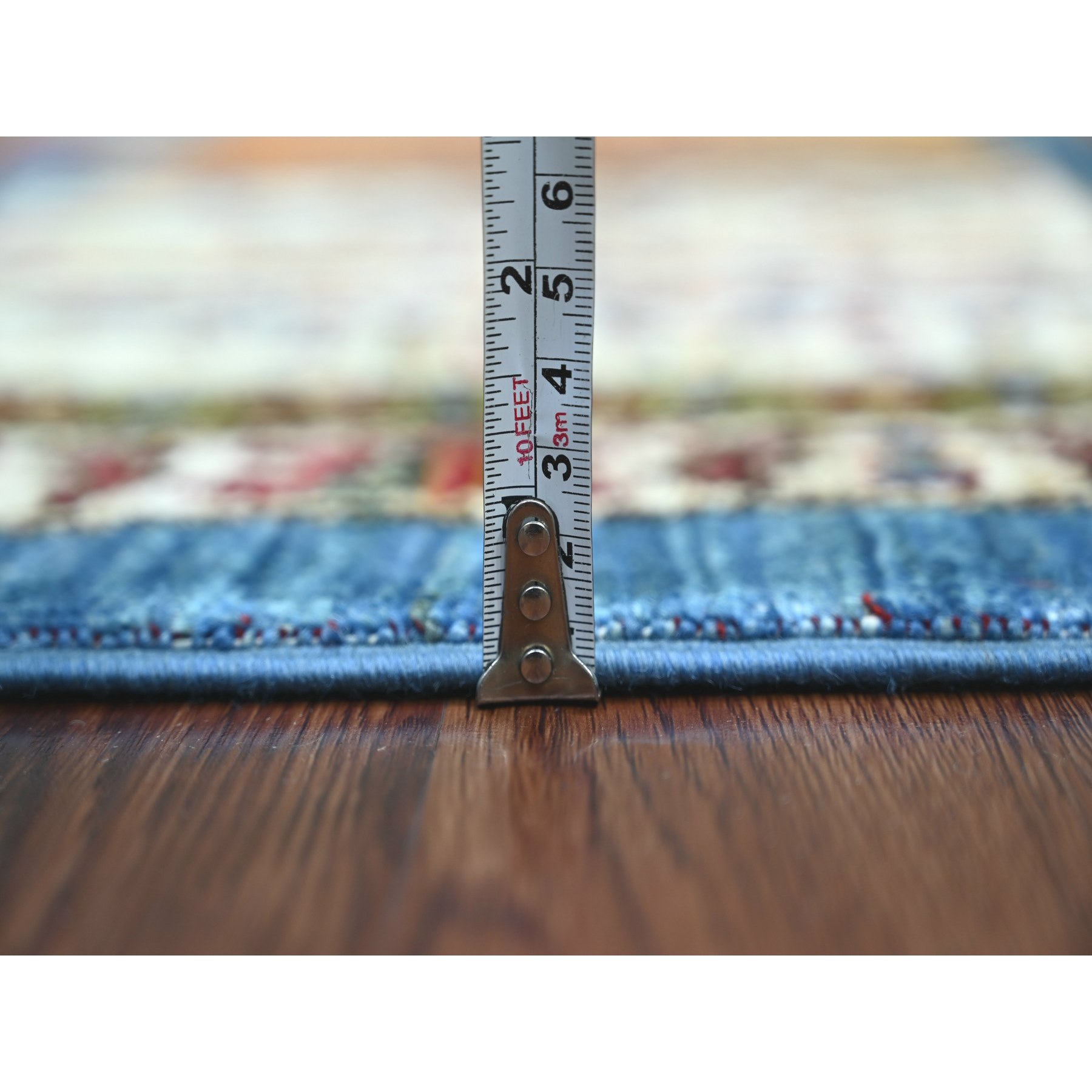 Tribal-Geometric-Hand-Knotted-Rug-109885