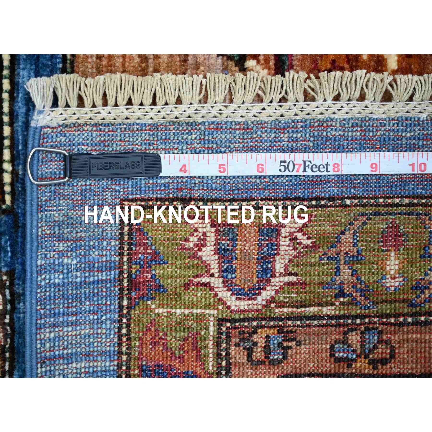 Tribal-Geometric-Hand-Knotted-Rug-109885