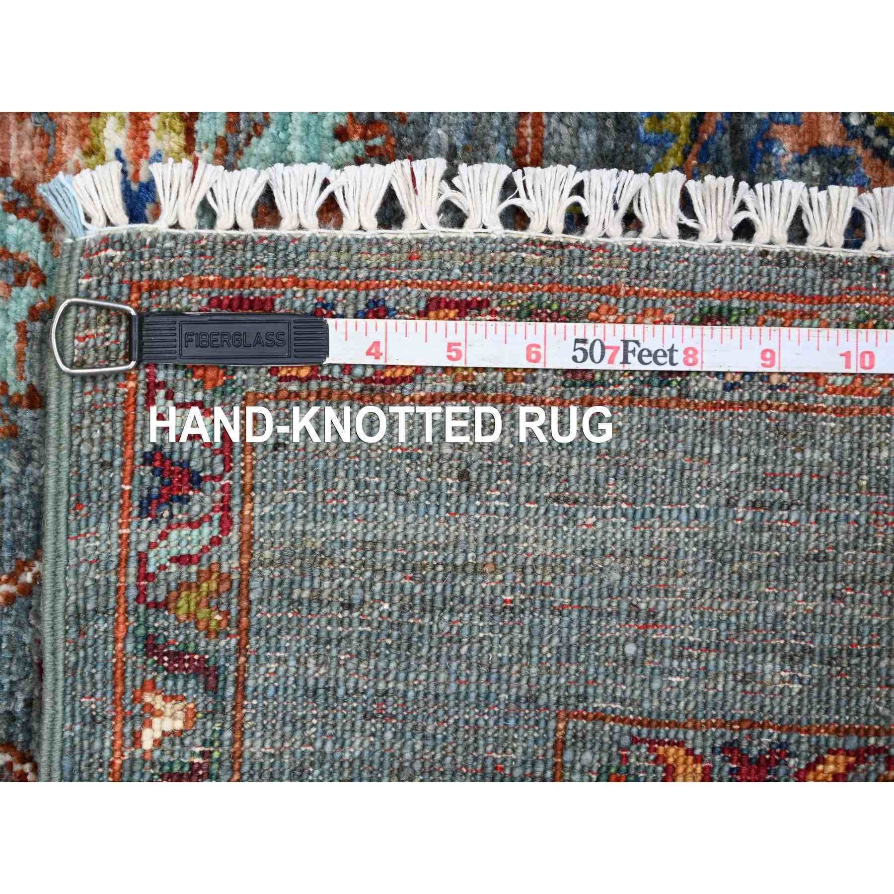 Tribal-Geometric-Hand-Knotted-Rug-109995