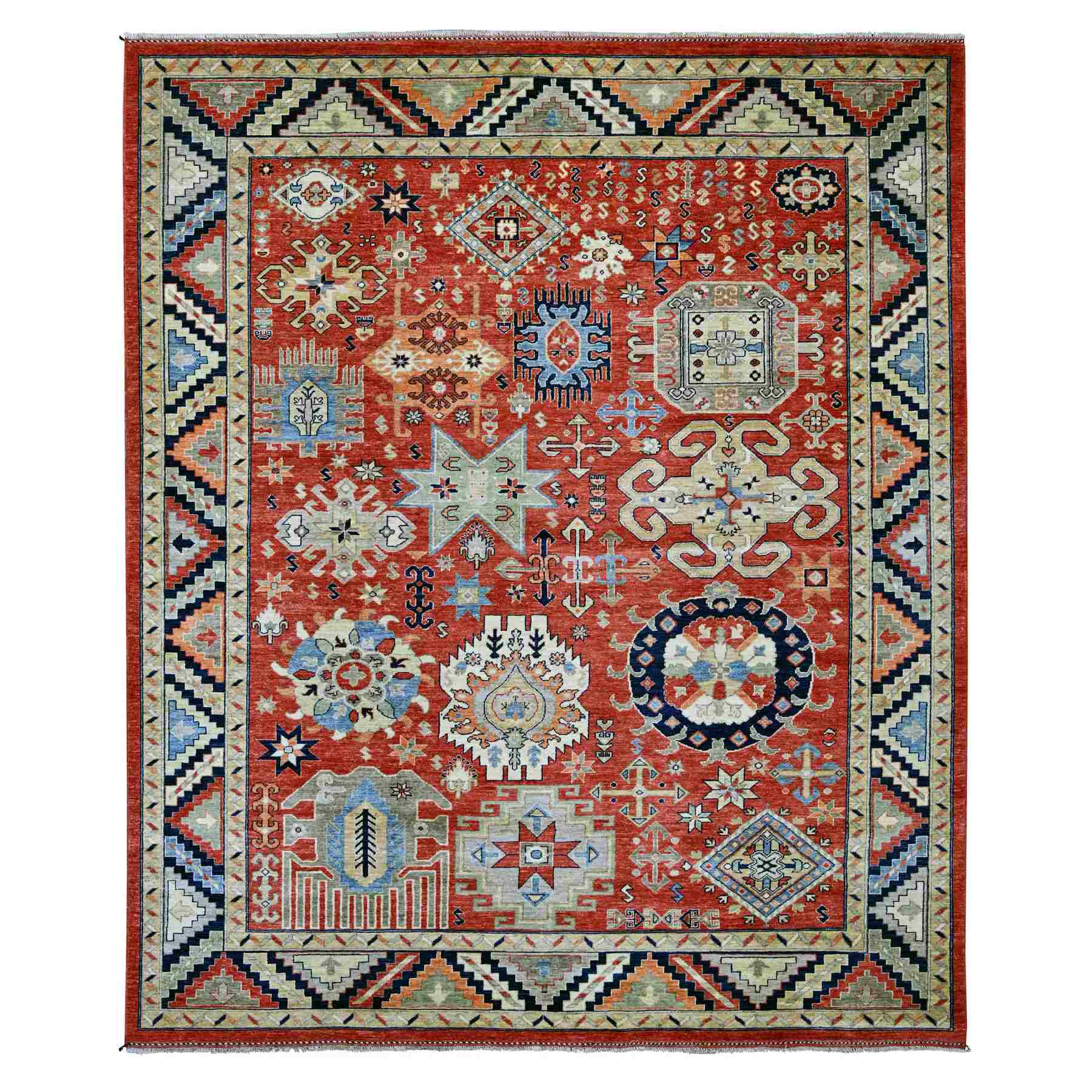 Kazak-Hand-Knotted-Rug-112175