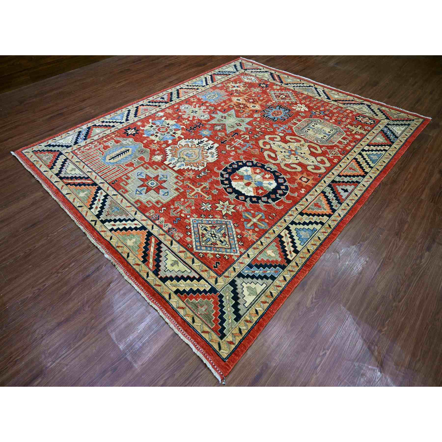 Kazak-Hand-Knotted-Rug-112175