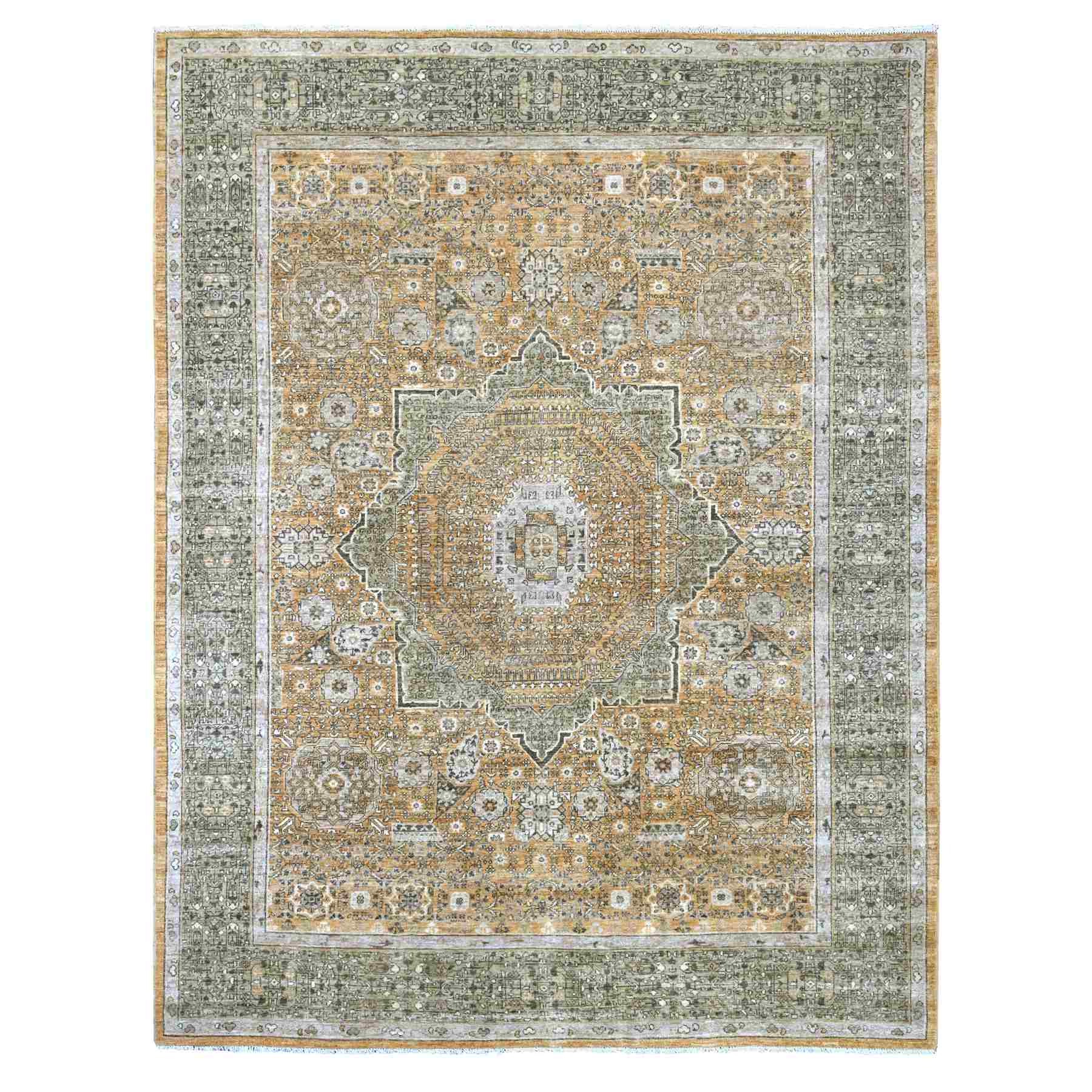 Mamluk-Hand-Knotted-Rug-110490