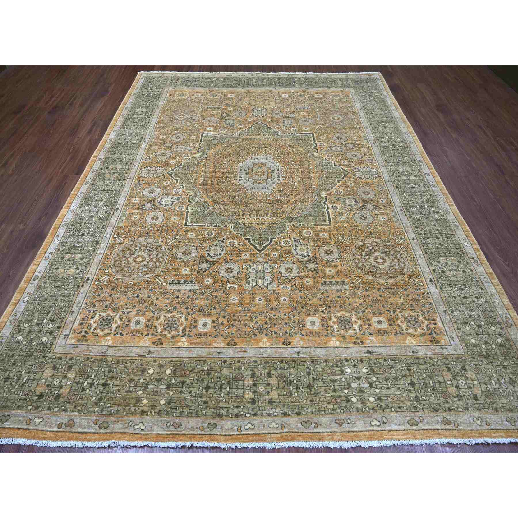 Mamluk-Hand-Knotted-Rug-110490