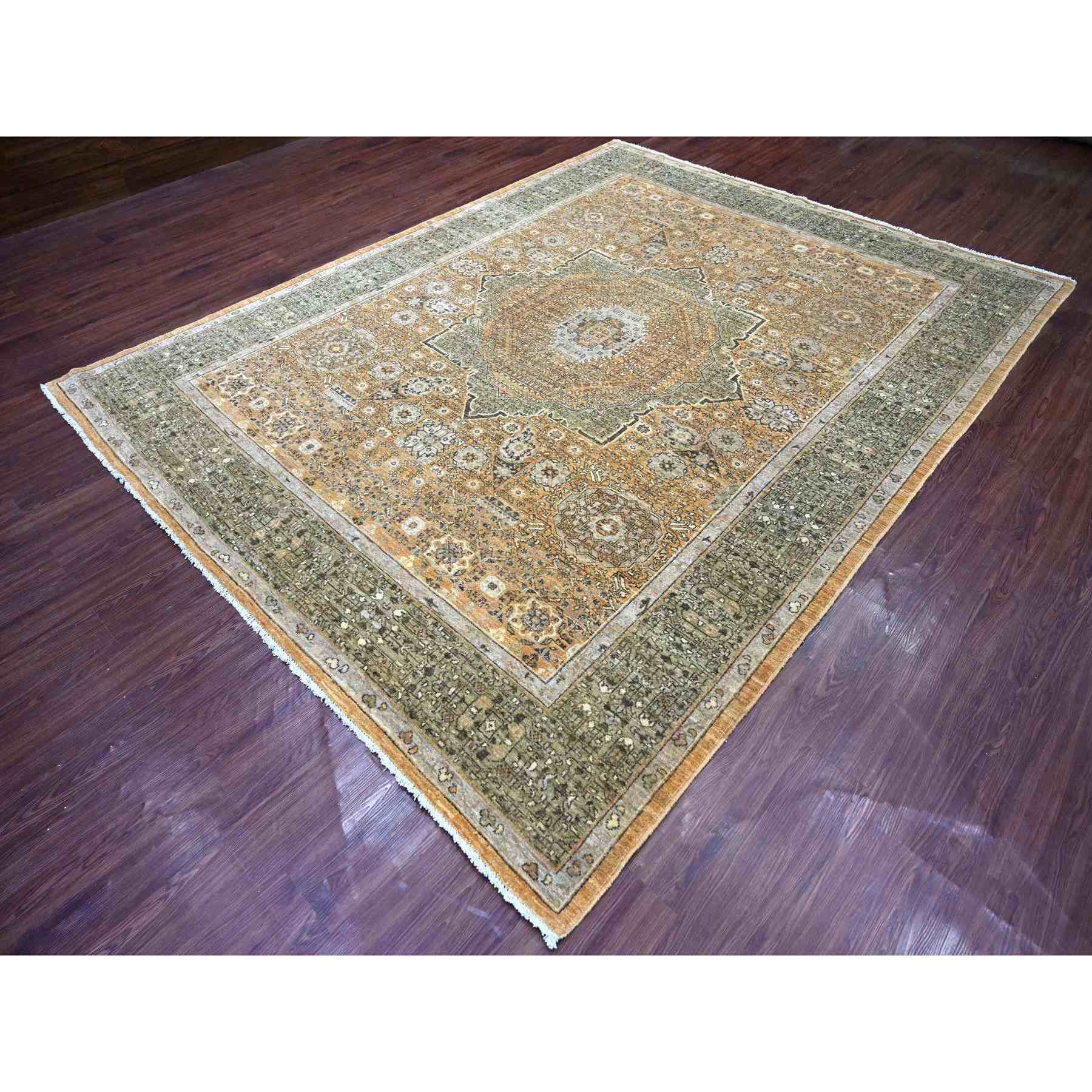 Mamluk-Hand-Knotted-Rug-110490