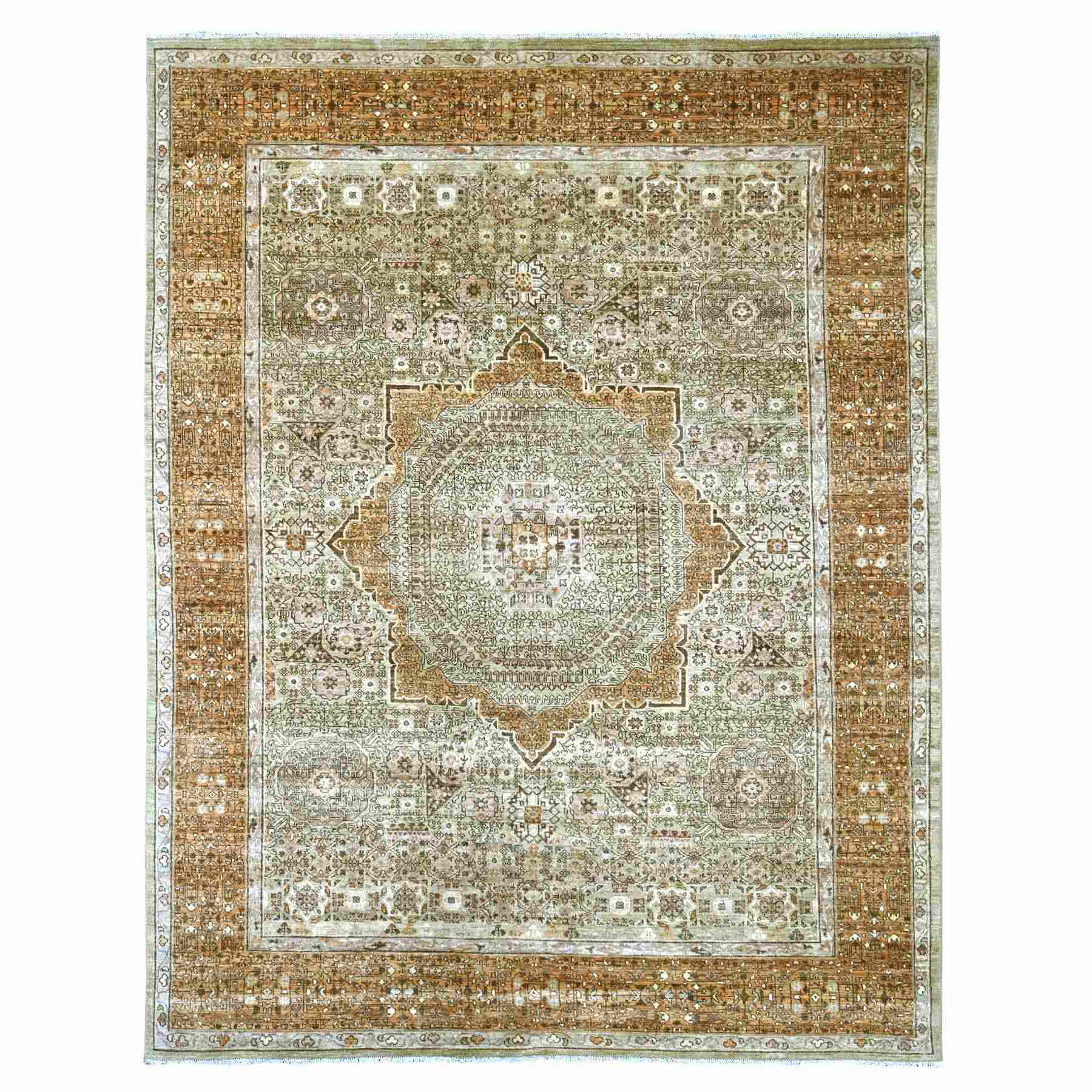 Mamluk-Hand-Knotted-Rug-110500