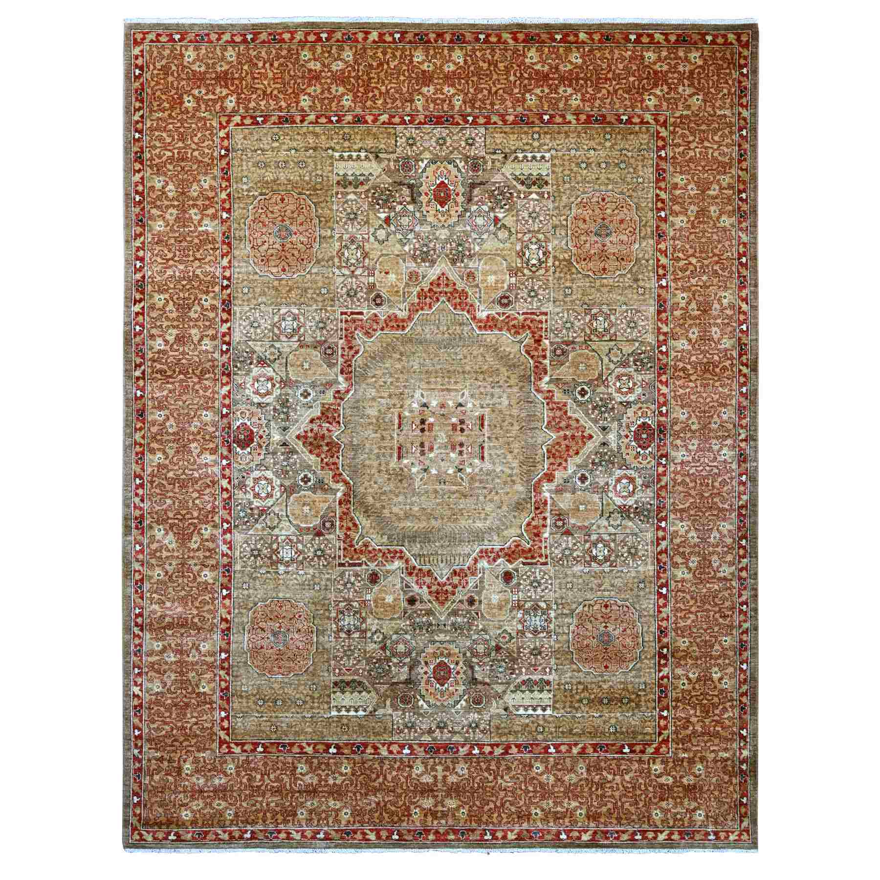 Mamluk-Hand-Knotted-Rug-110505
