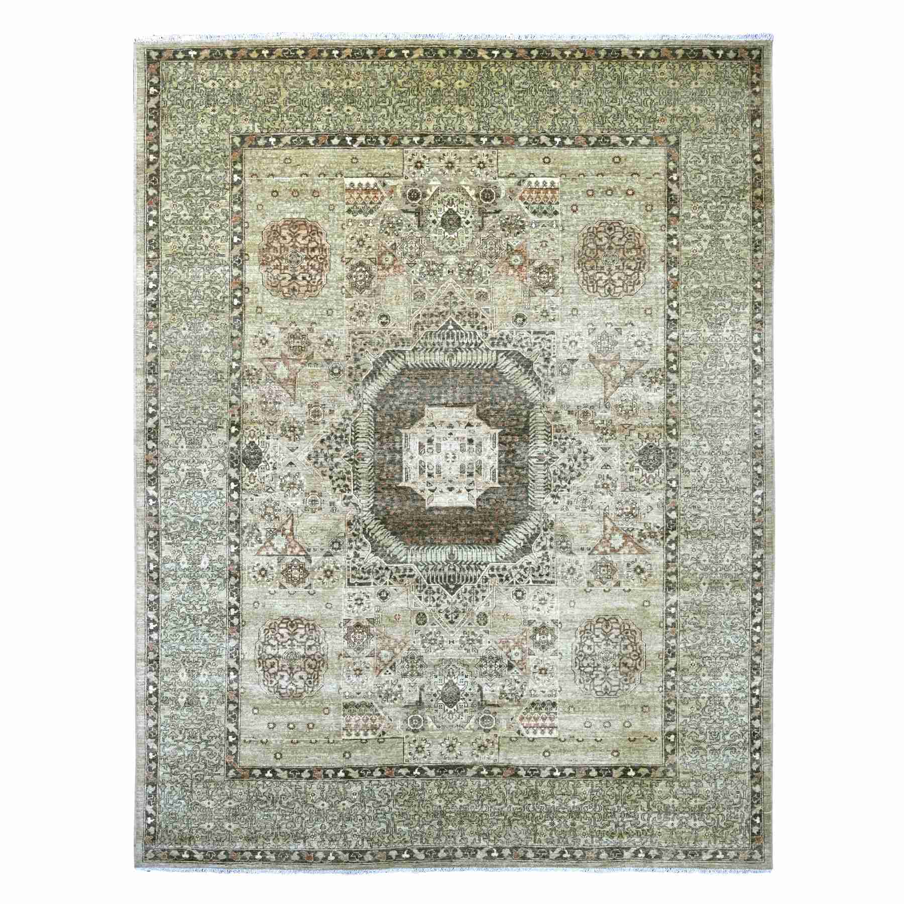 Mamluk-Hand-Knotted-Rug-110510