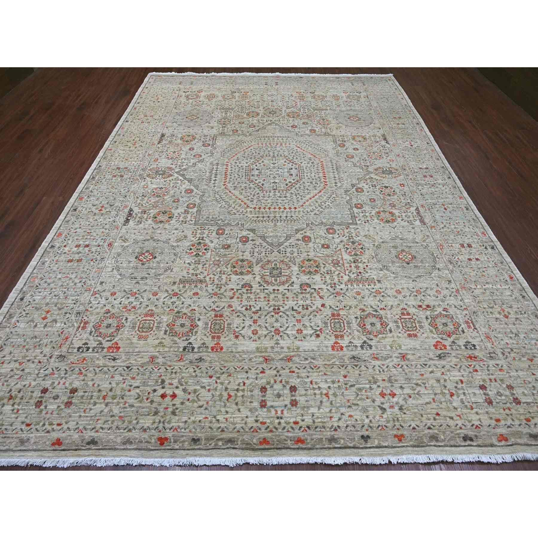 Mamluk-Hand-Knotted-Rug-110515