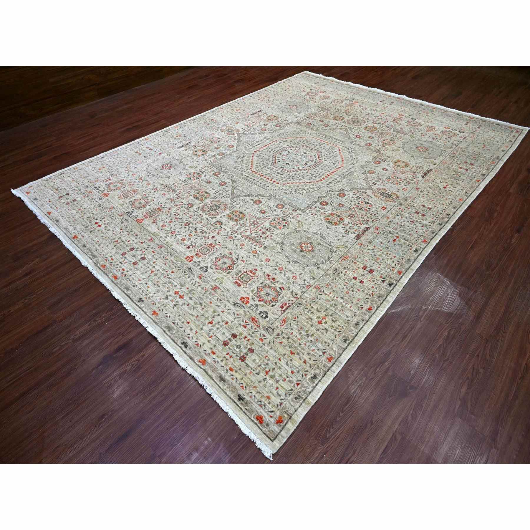 Mamluk-Hand-Knotted-Rug-110515