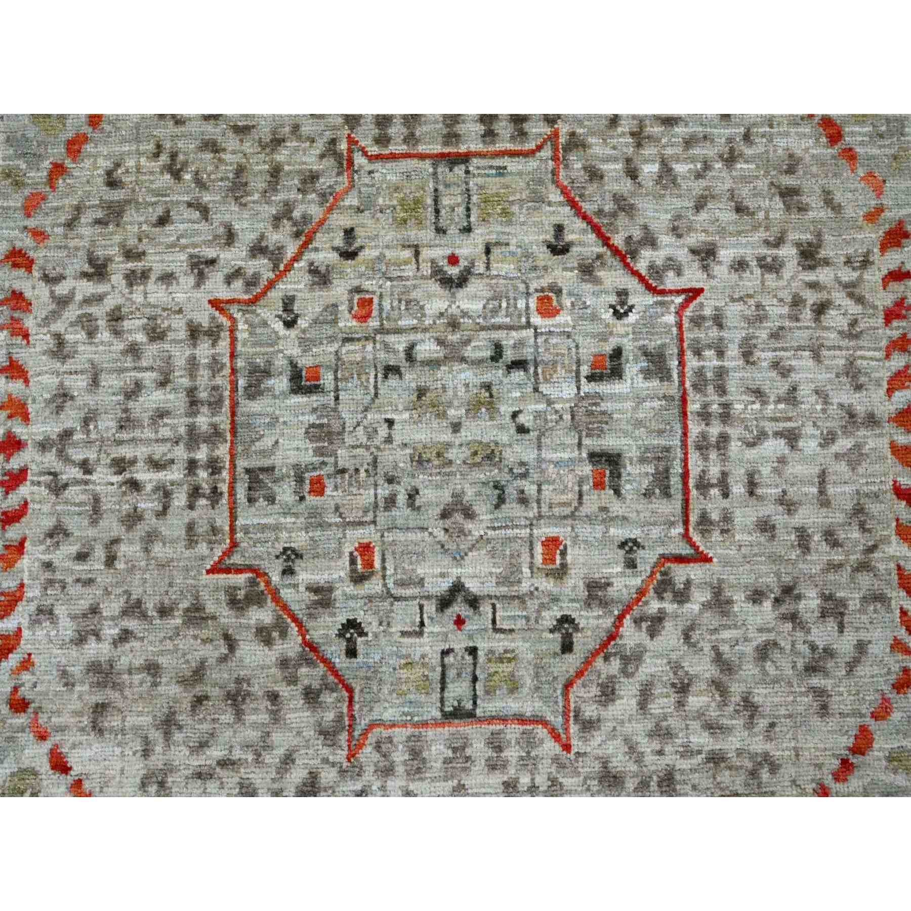 Mamluk-Hand-Knotted-Rug-110515