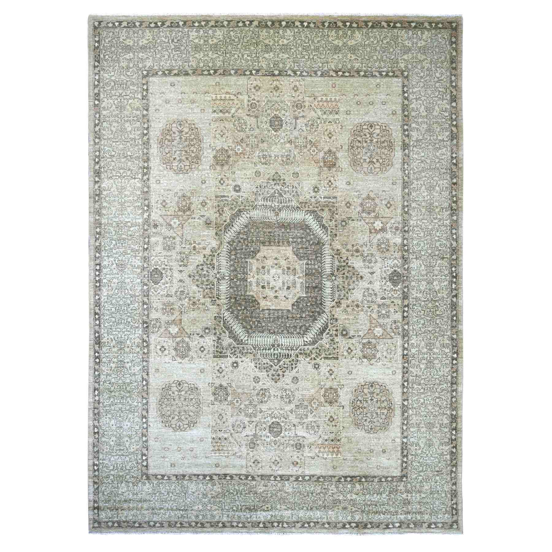 Mamluk-Hand-Knotted-Rug-110520