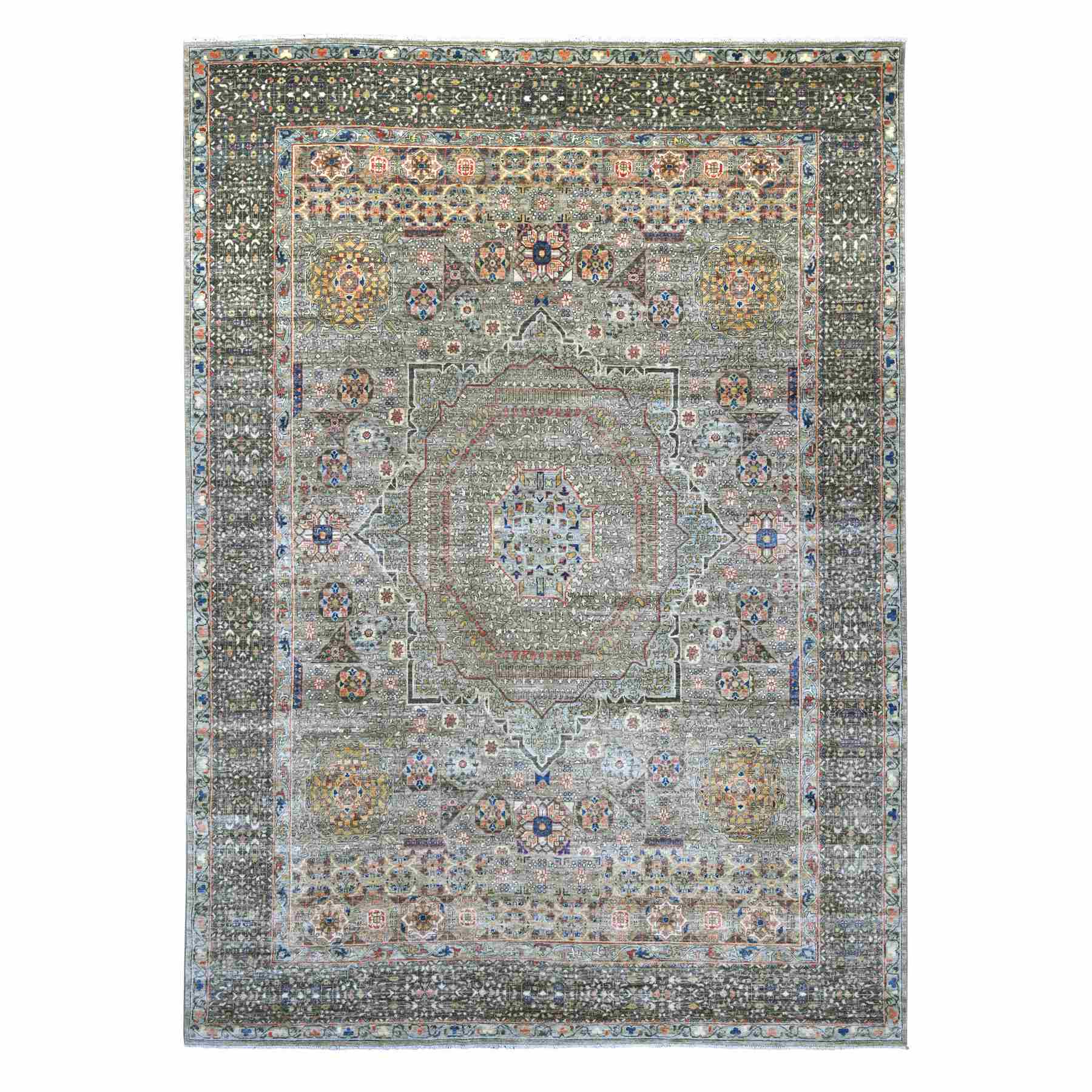 Mamluk-Hand-Knotted-Rug-110525