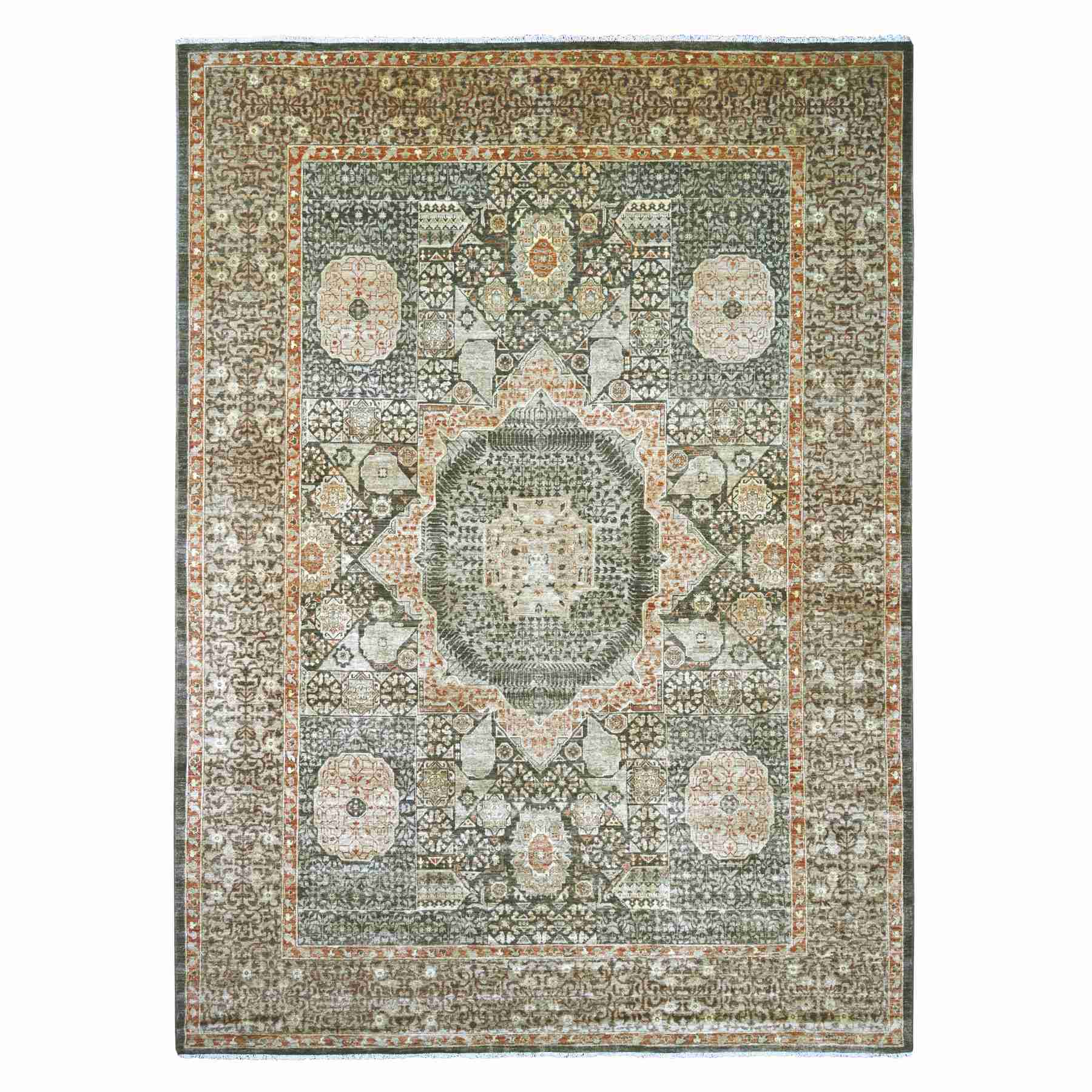 Mamluk-Hand-Knotted-Rug-110540