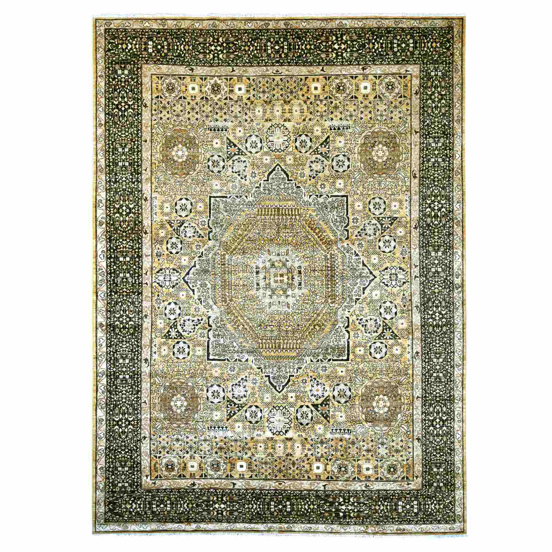 Mamluk-Hand-Knotted-Rug-110545