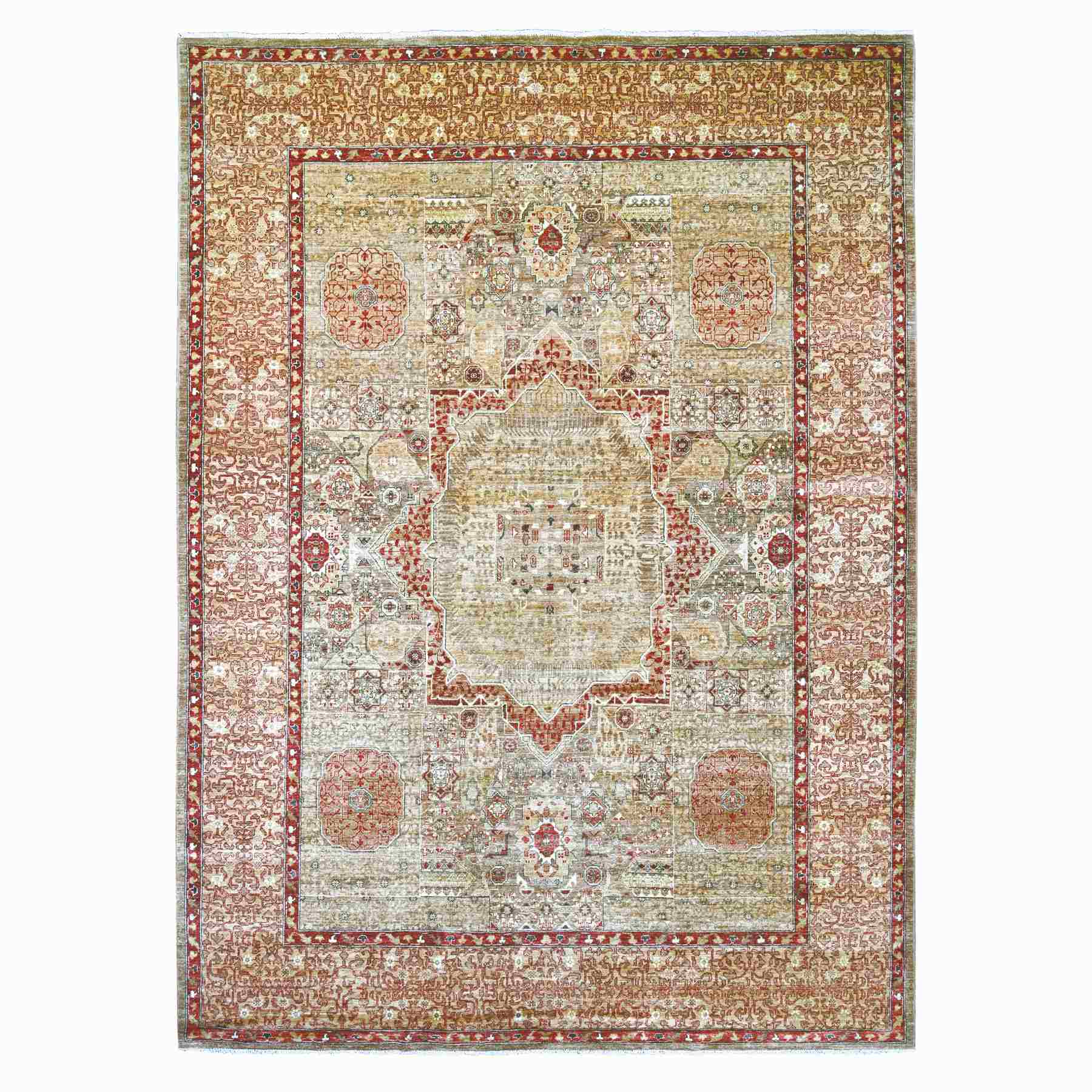 Mamluk-Hand-Knotted-Rug-110550