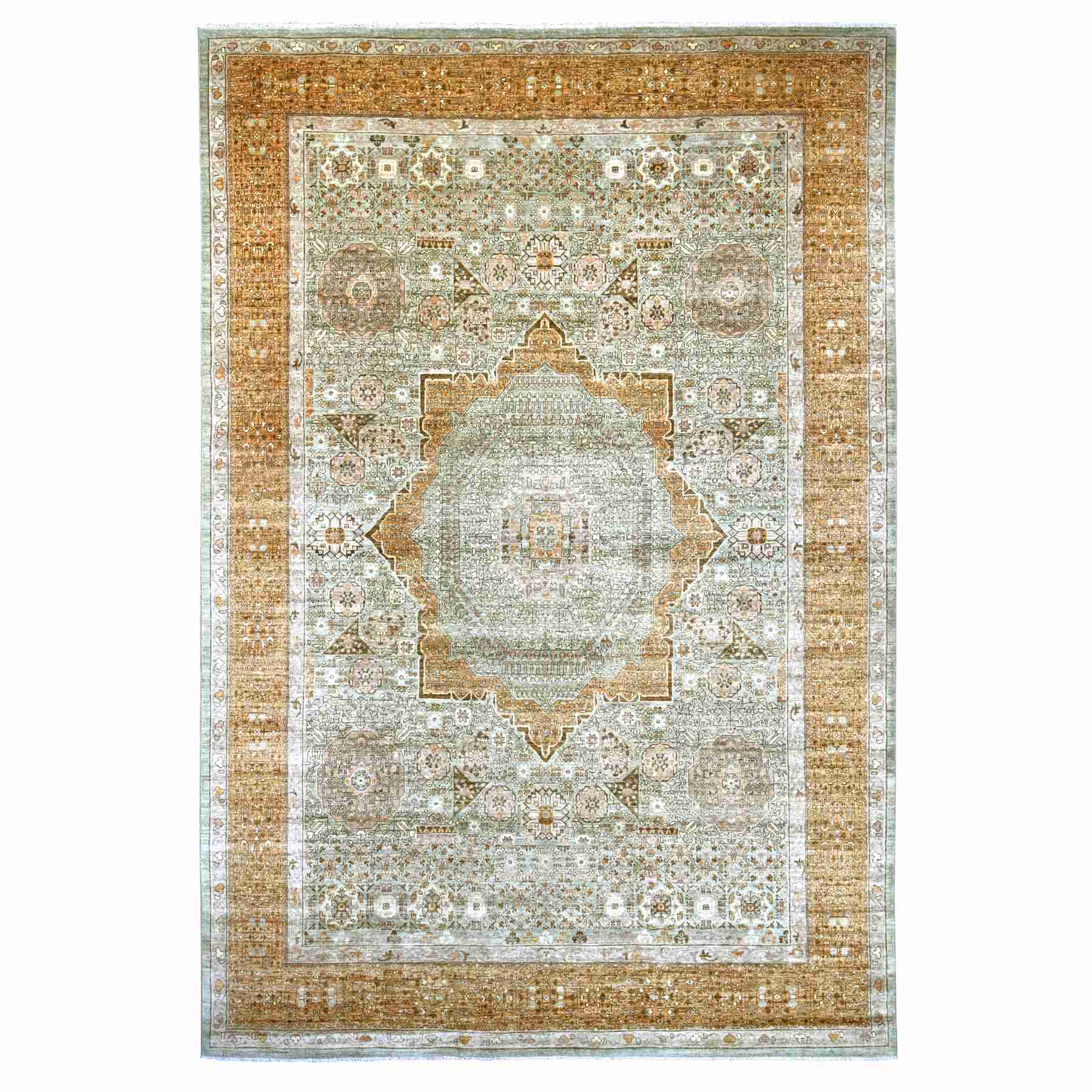 Mamluk-Hand-Knotted-Rug-110555