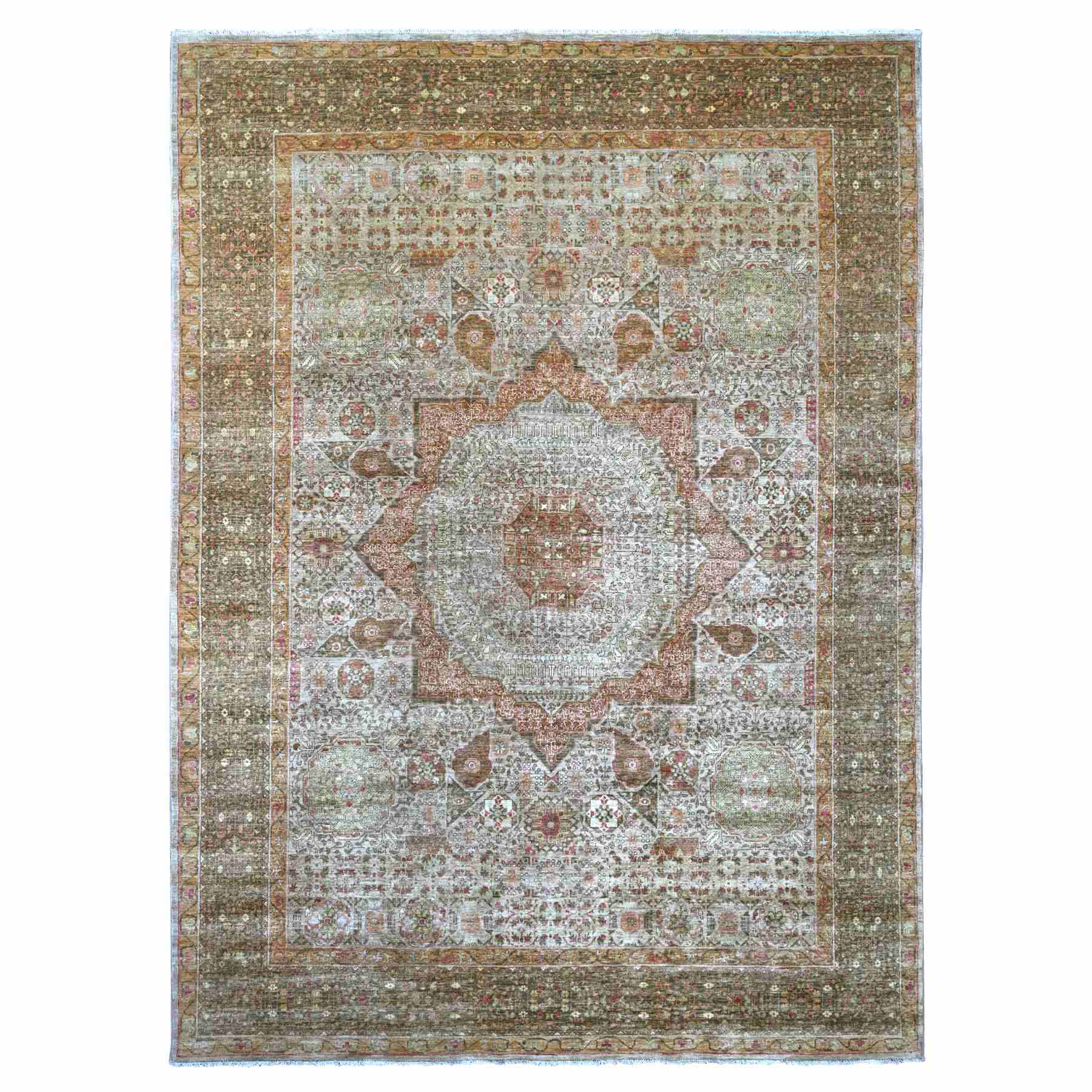 Mamluk-Hand-Knotted-Rug-110575