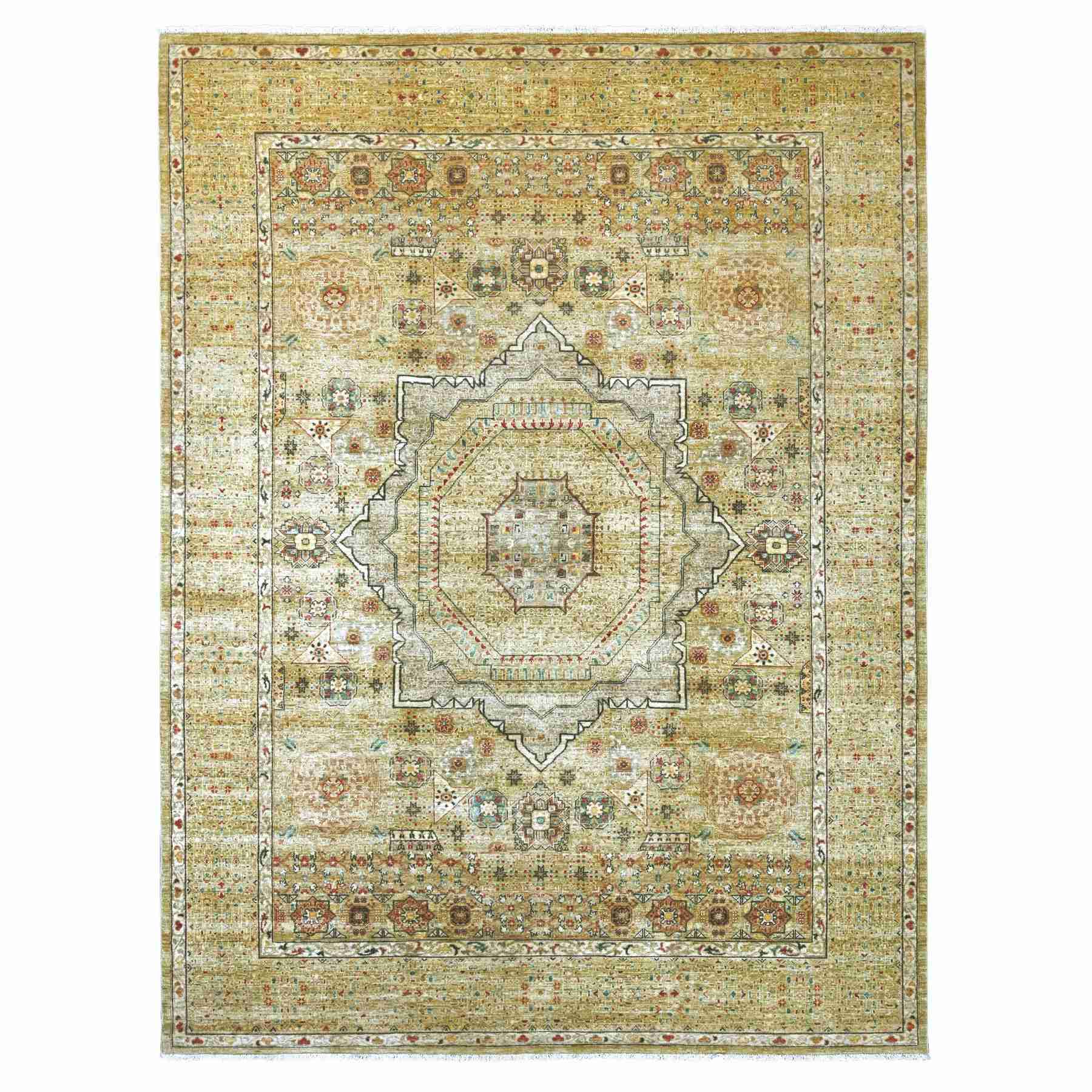 Mamluk-Hand-Knotted-Rug-110585