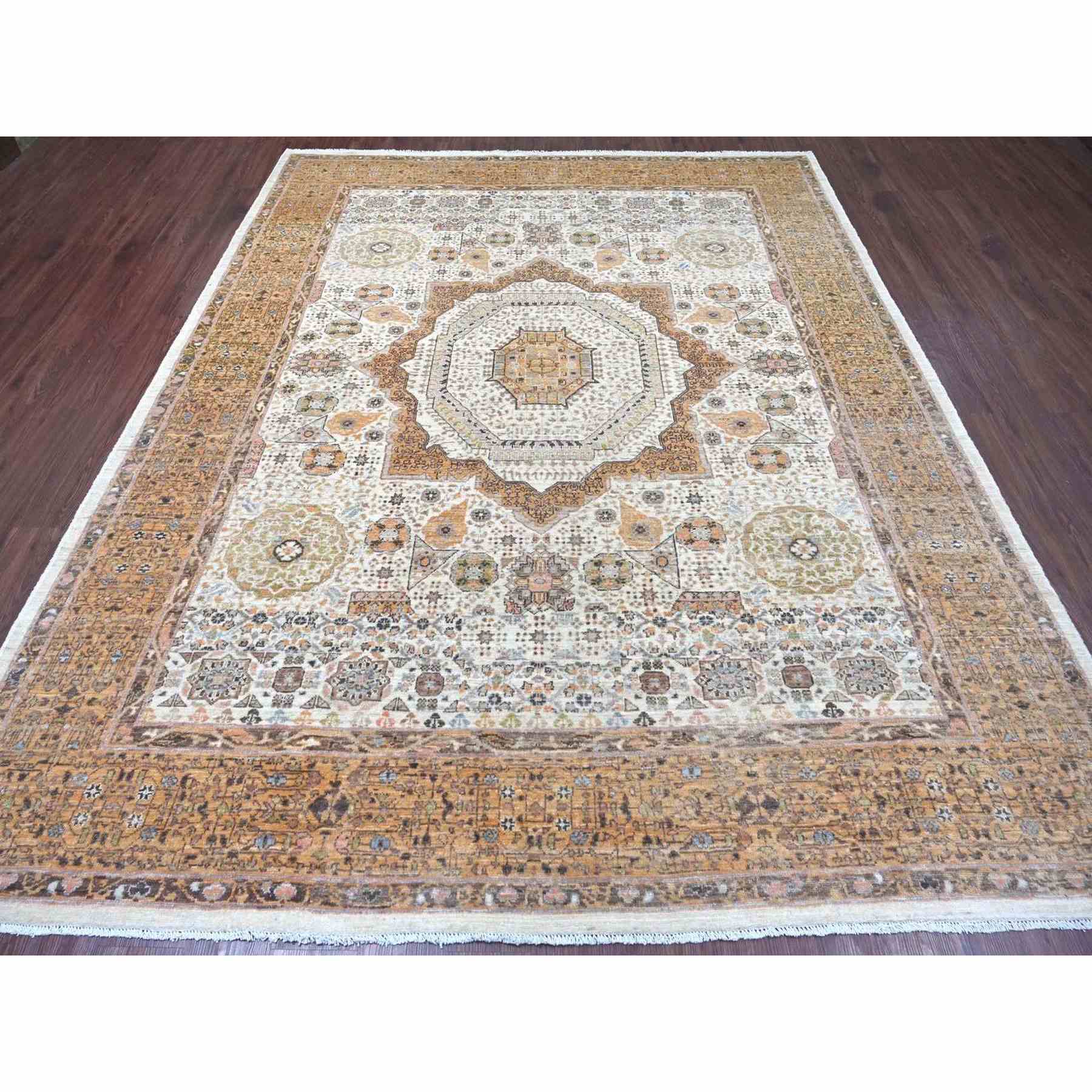 Mamluk-Hand-Knotted-Rug-110830