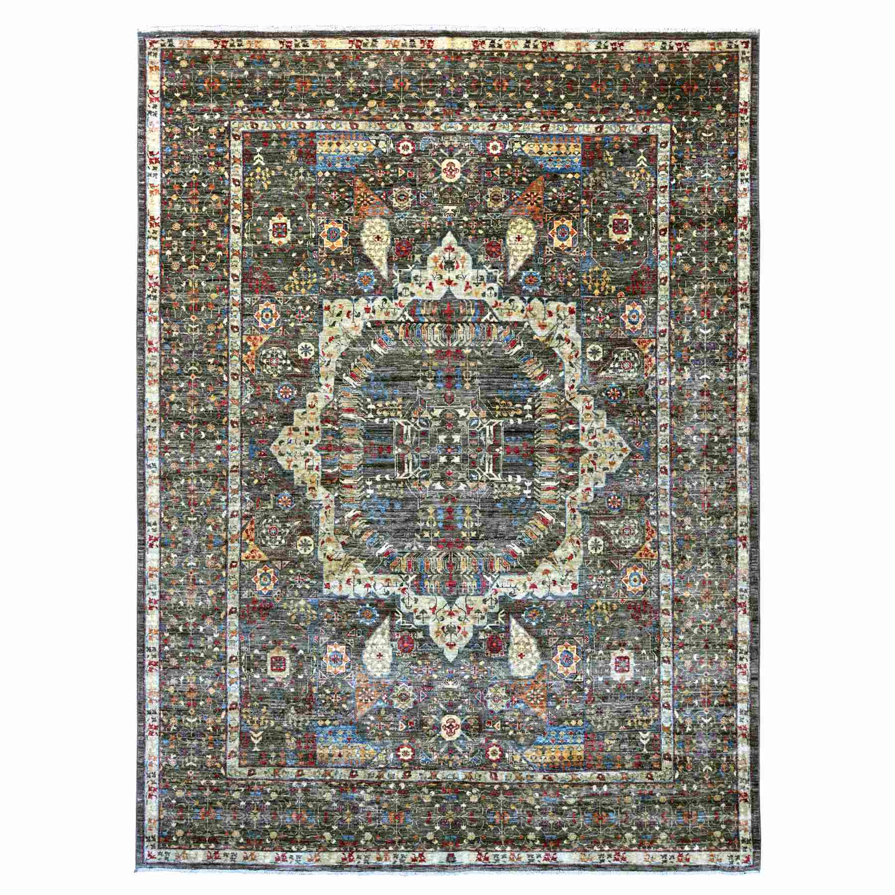 Mamluk-Hand-Knotted-Rug-110835