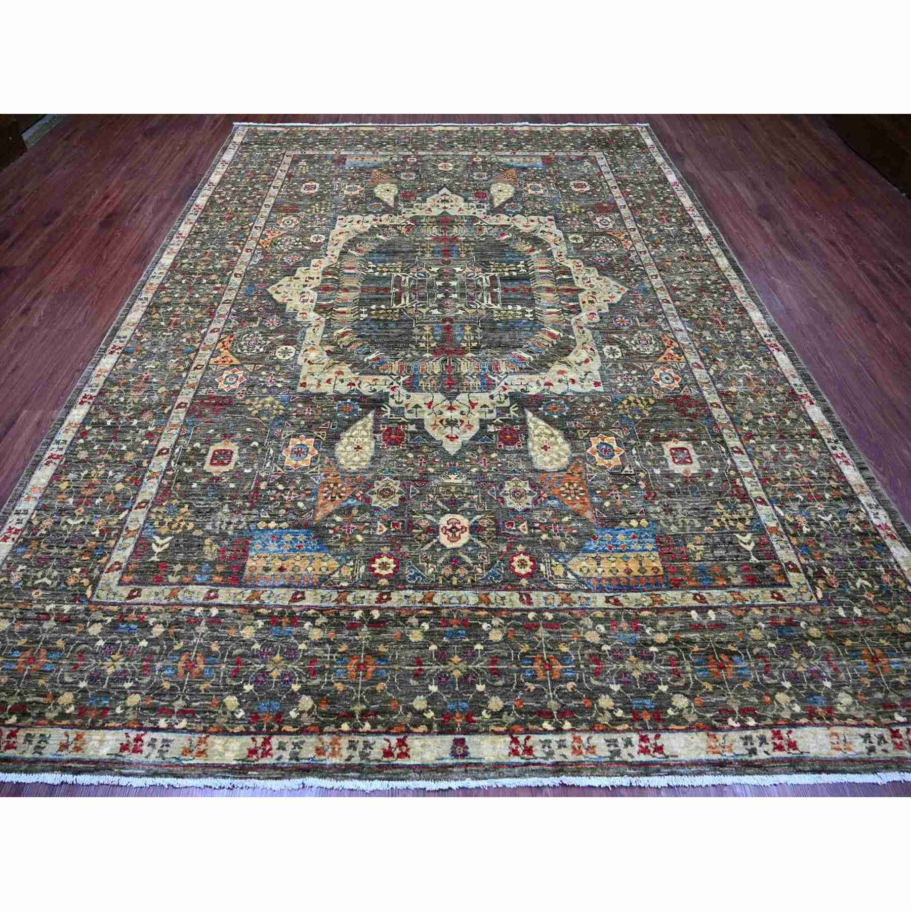 Mamluk-Hand-Knotted-Rug-110835