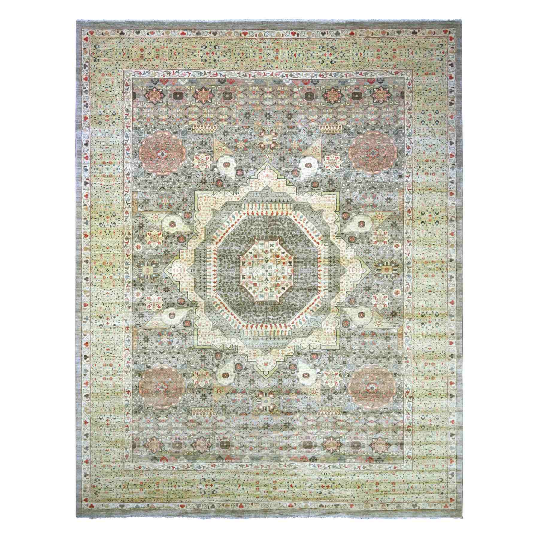 Mamluk-Hand-Knotted-Rug-110900