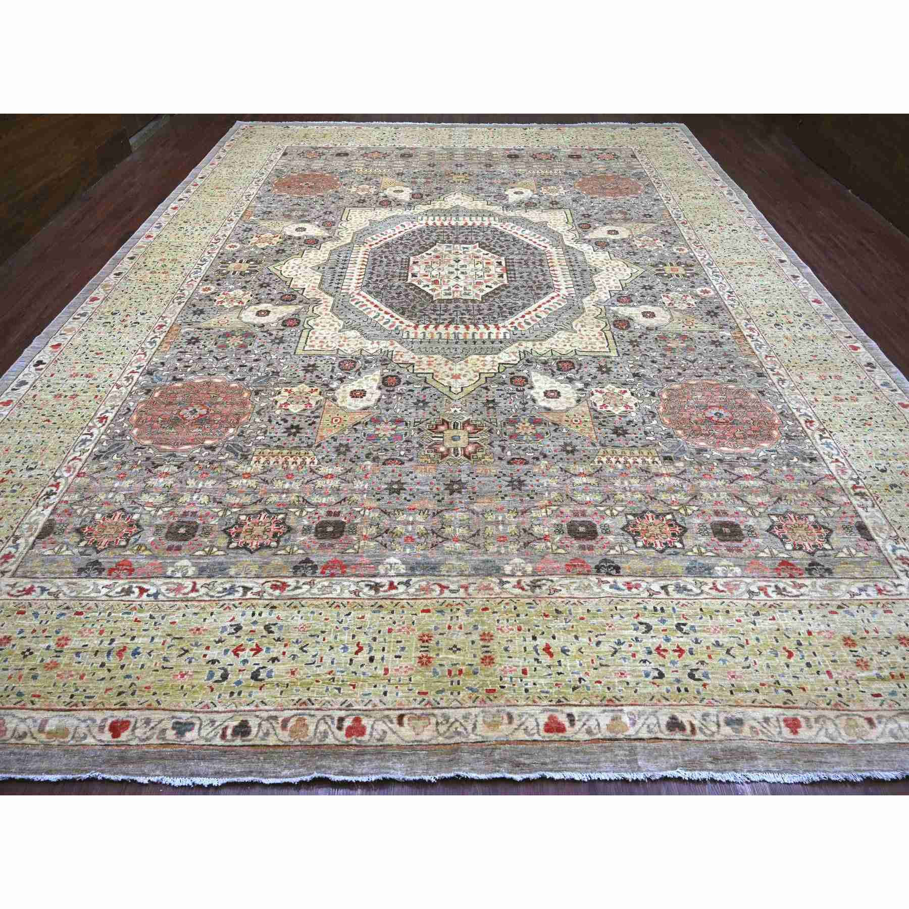 Mamluk-Hand-Knotted-Rug-110900
