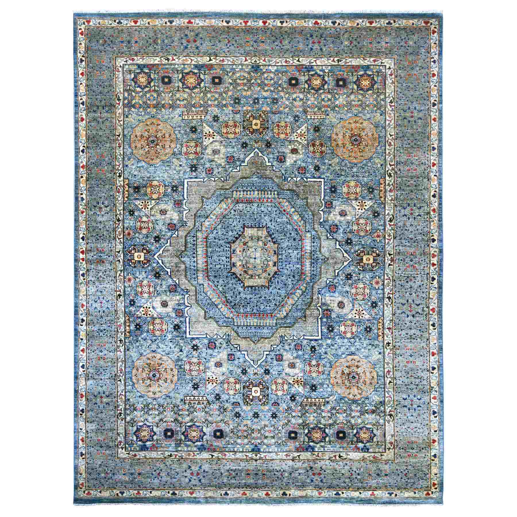 Mamluk-Hand-Knotted-Rug-111100