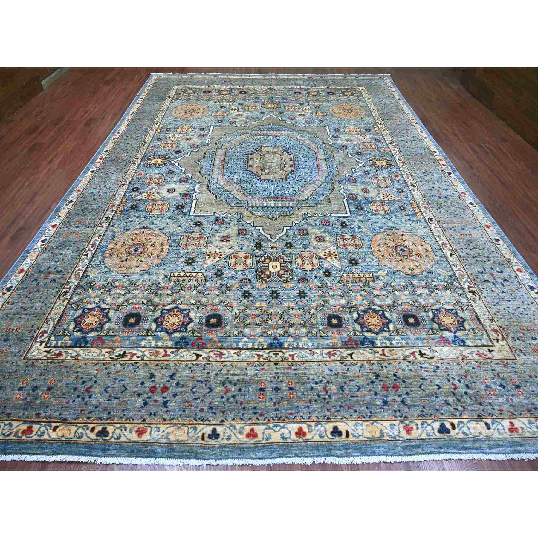 Mamluk-Hand-Knotted-Rug-111100