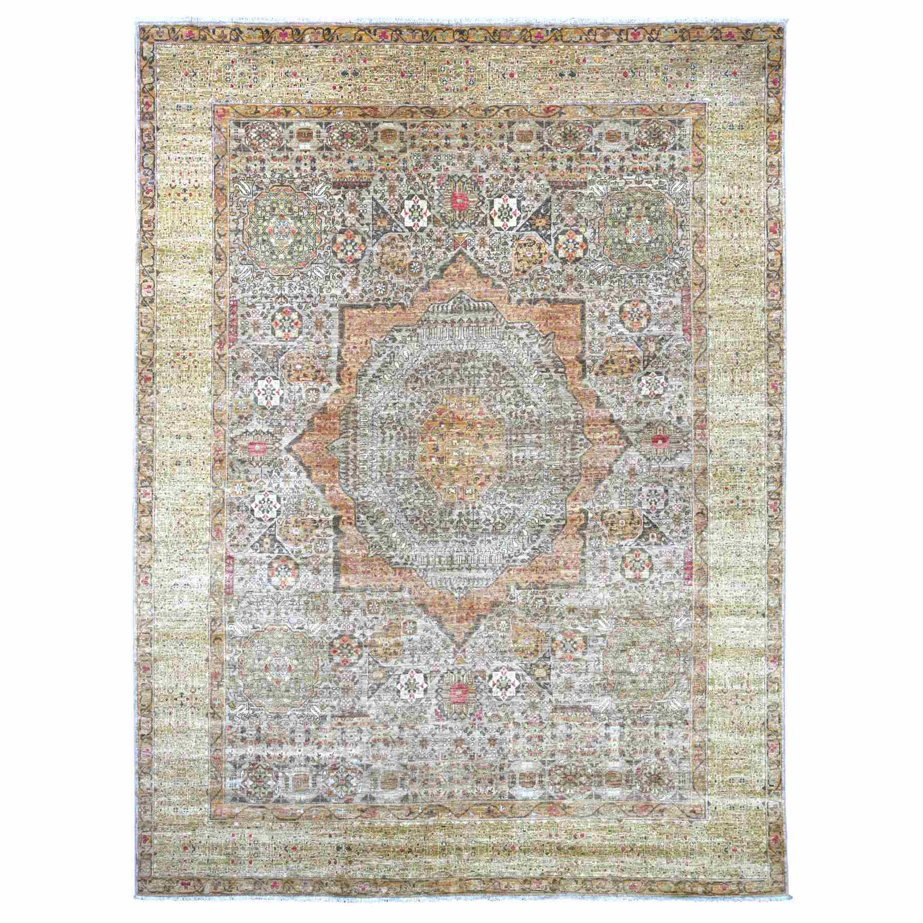 Mamluk-Hand-Knotted-Rug-111105
