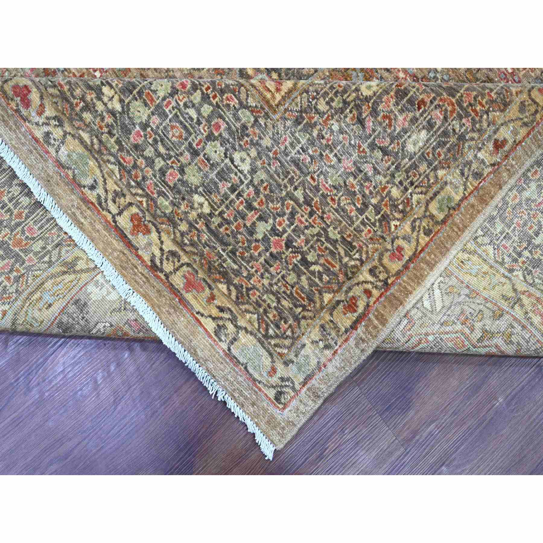 Light Brown, 14th Century Mamluk Dynasty Pattern with Star Medallion ...