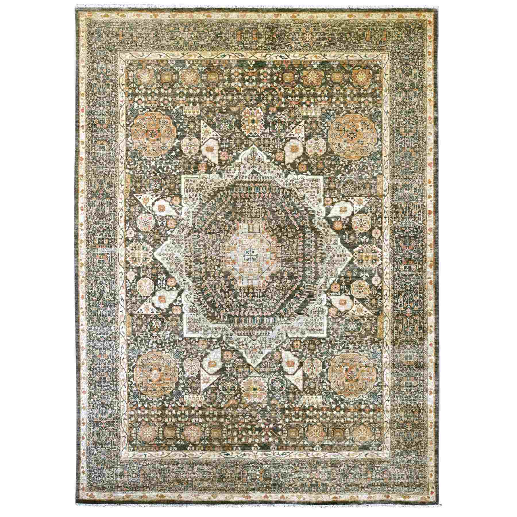 Mamluk-Hand-Knotted-Rug-111130