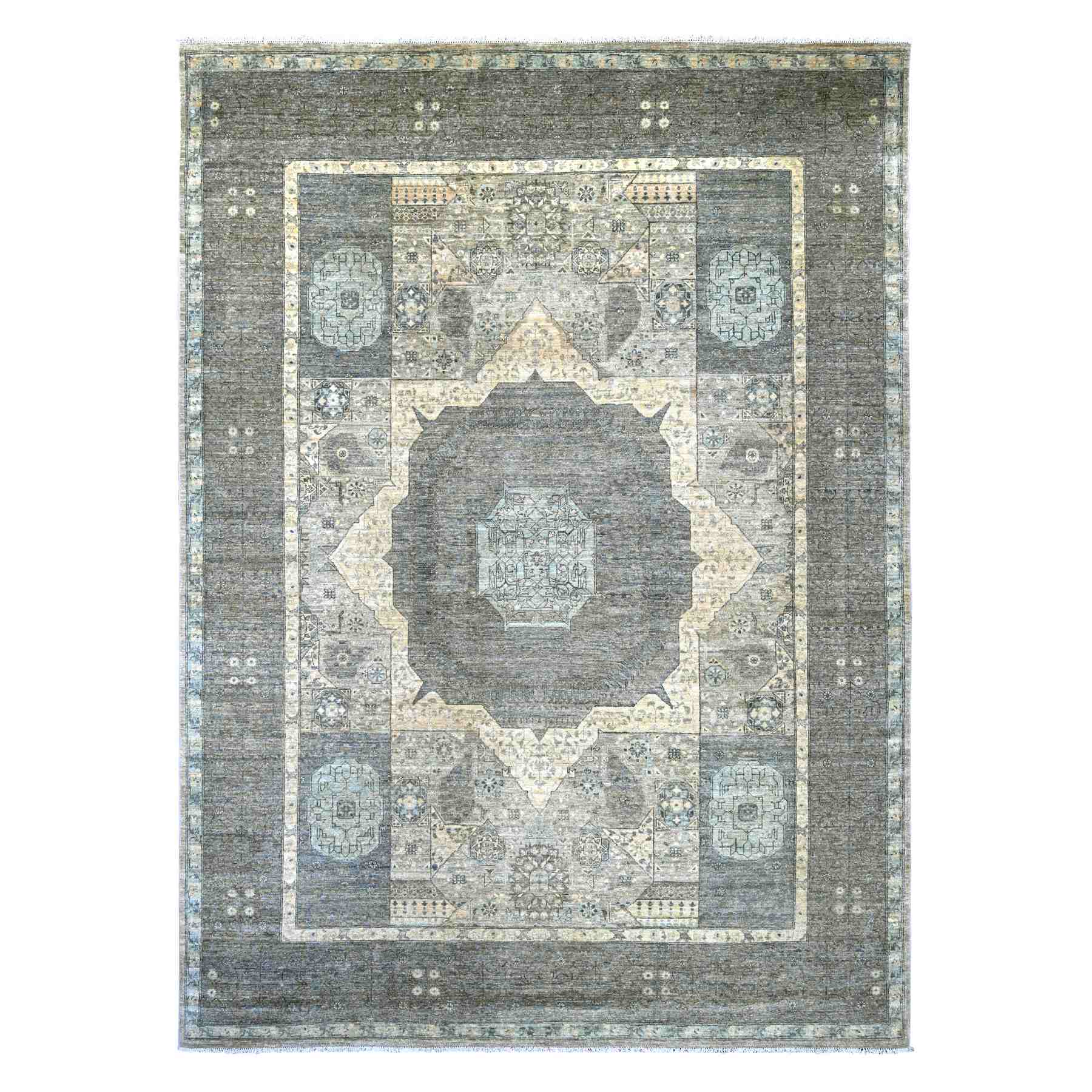 Mamluk-Hand-Knotted-Rug-111345