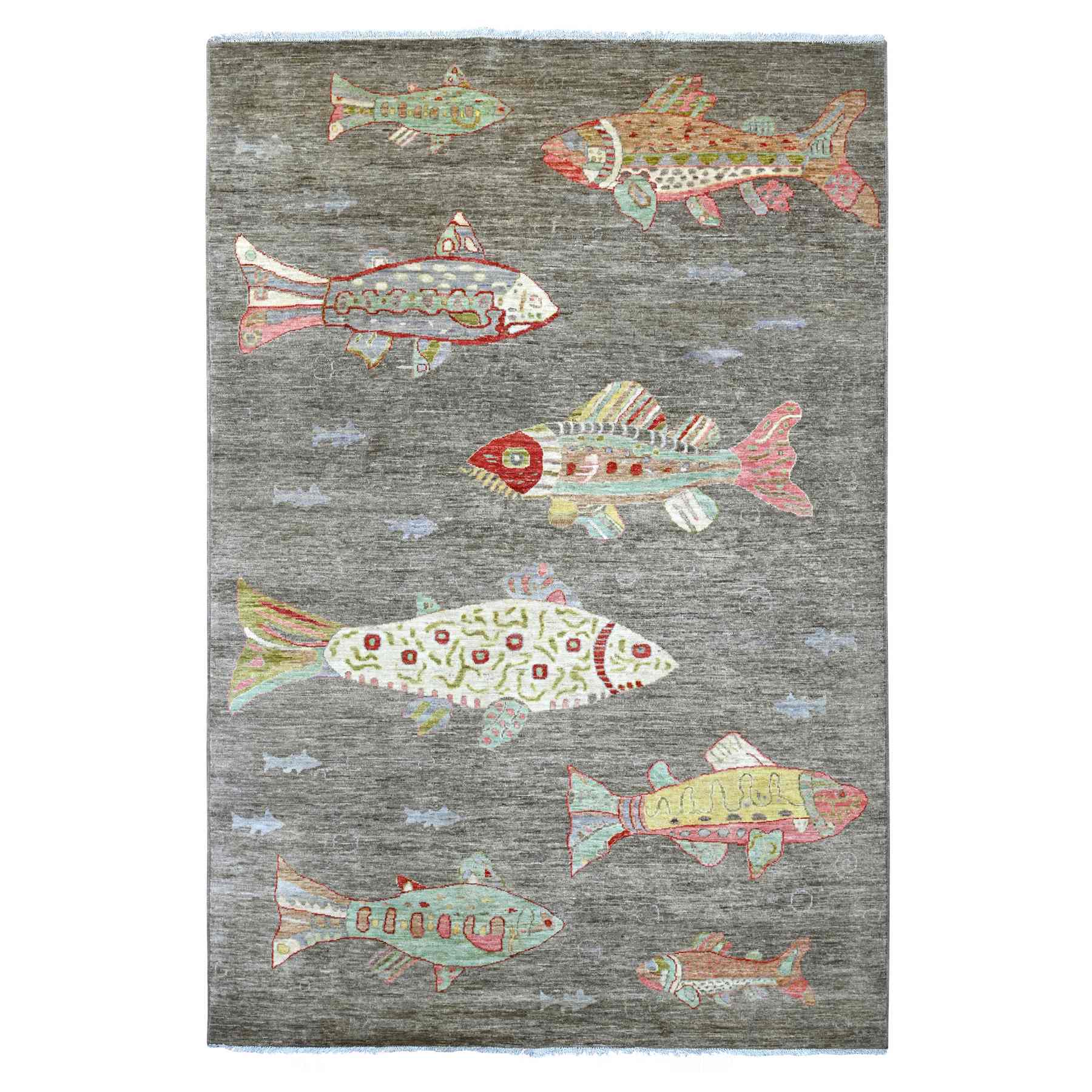 Modern-and-Contemporary-Hand-Knotted-Rug-111515