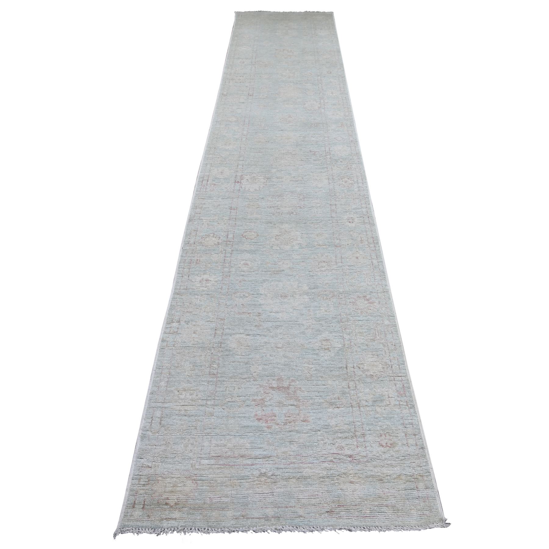 Oushak-And-Peshawar-Hand-Knotted-Rug-110120