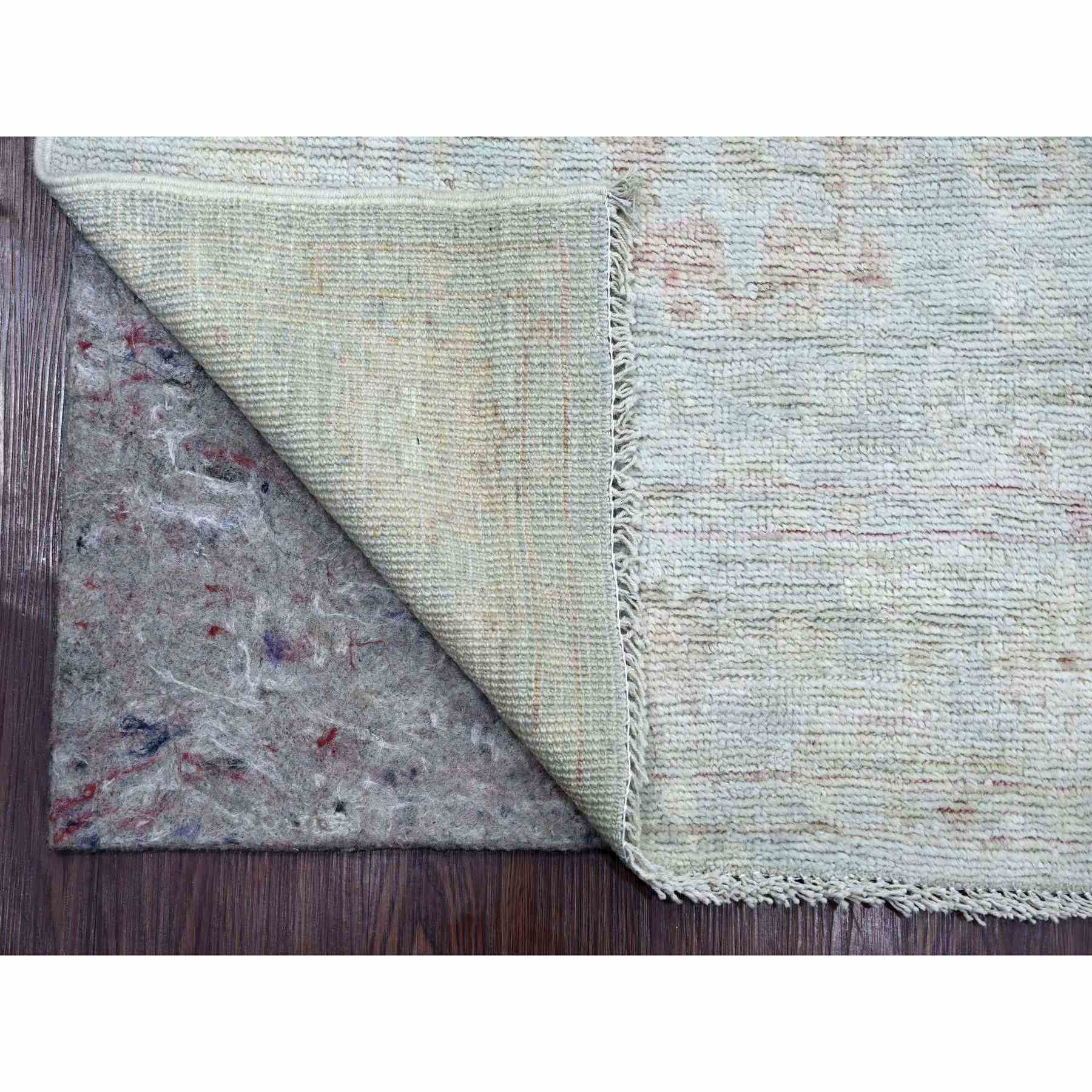 Oushak-And-Peshawar-Hand-Knotted-Rug-110120