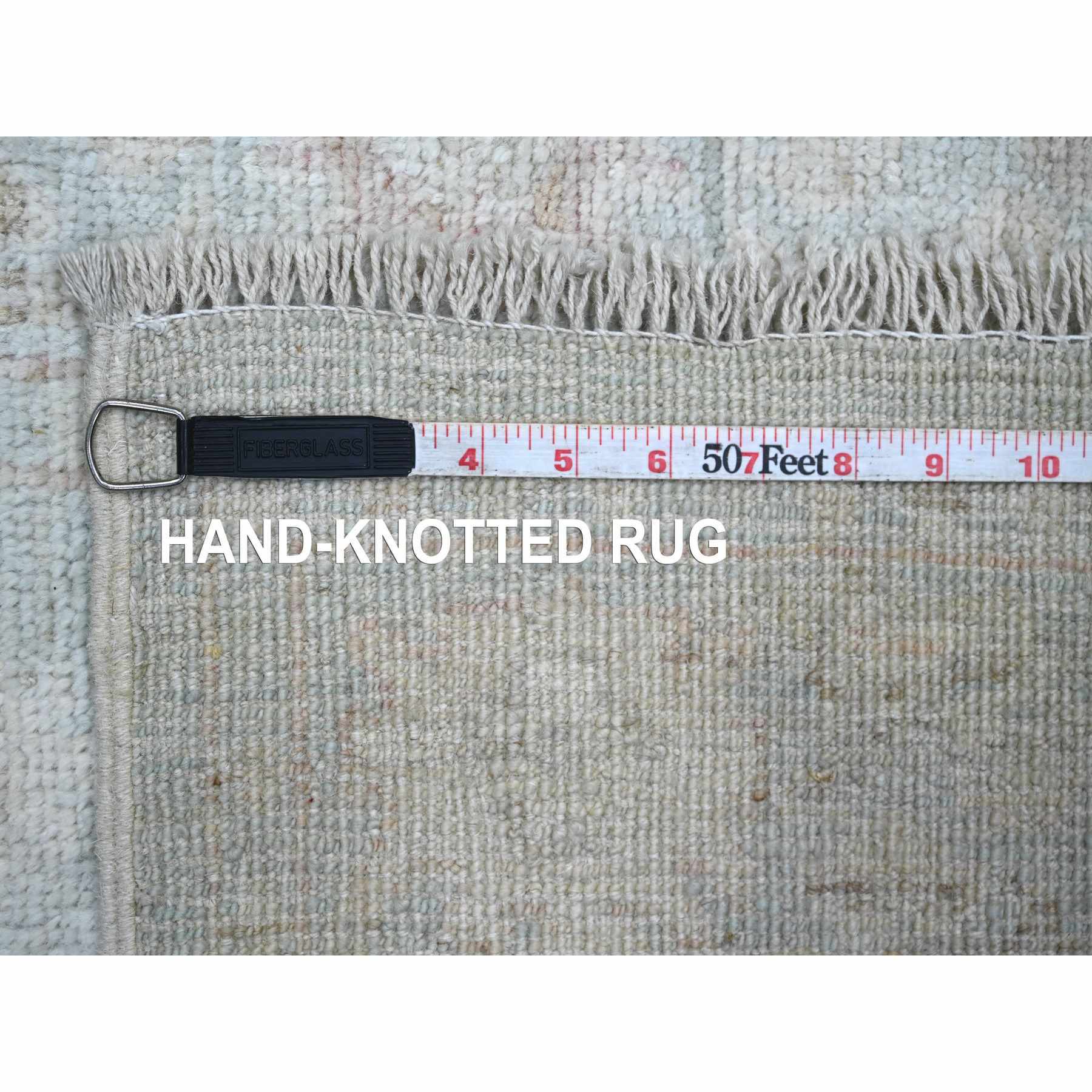 Oushak-And-Peshawar-Hand-Knotted-Rug-110120