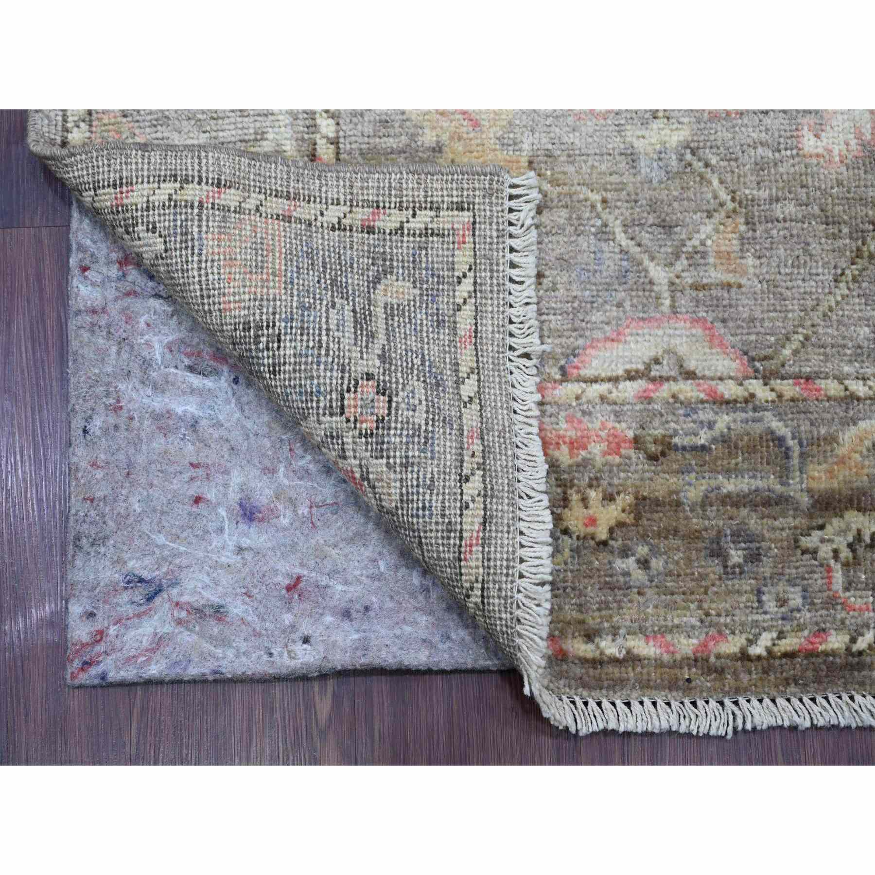Oushak-And-Peshawar-Hand-Knotted-Rug-110125
