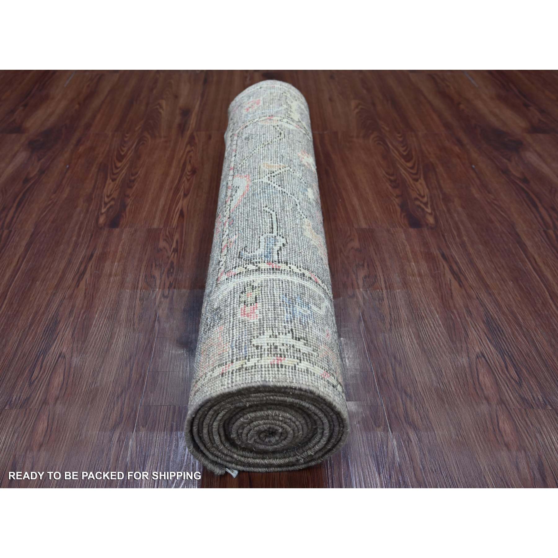 Oushak-And-Peshawar-Hand-Knotted-Rug-110125