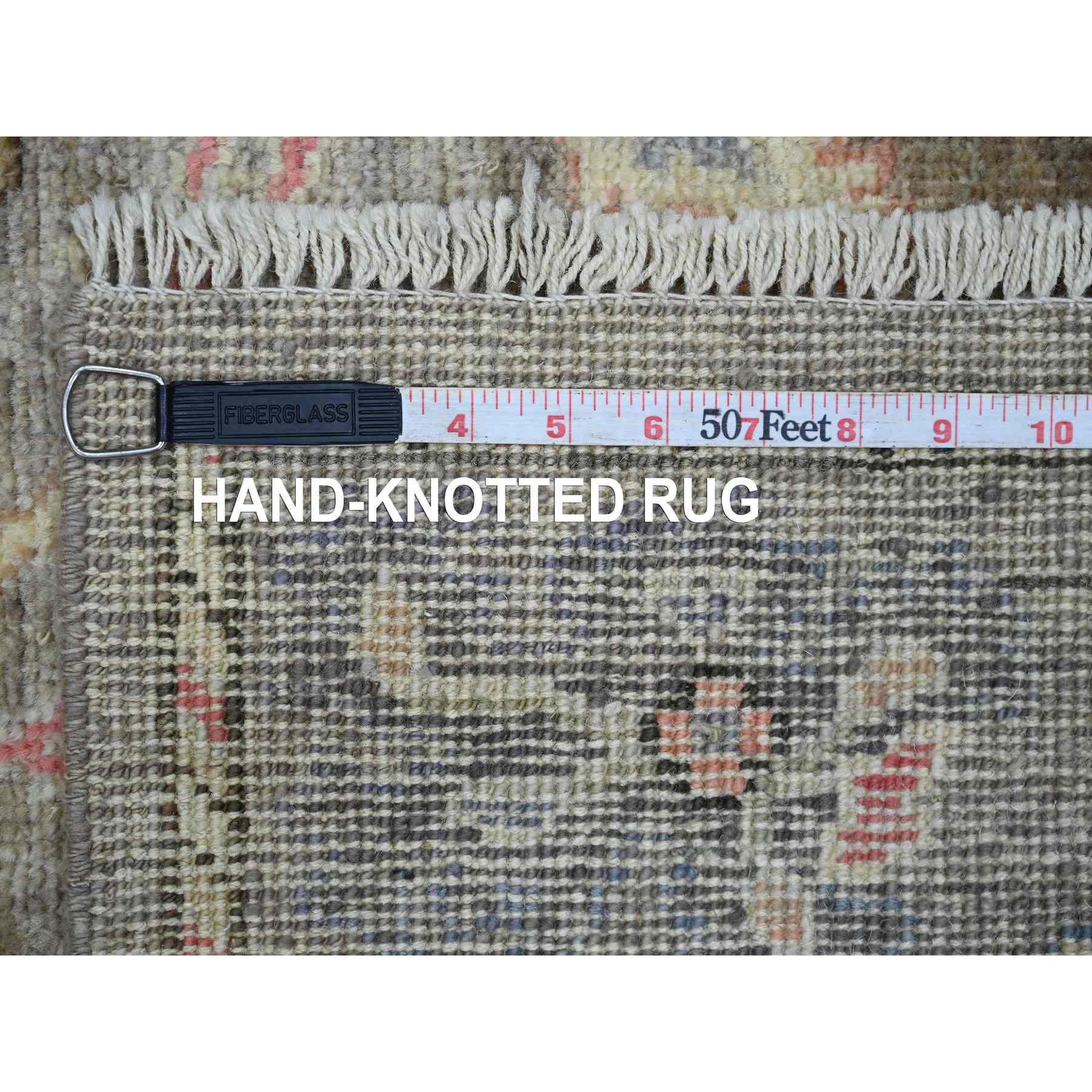 Oushak-And-Peshawar-Hand-Knotted-Rug-110125