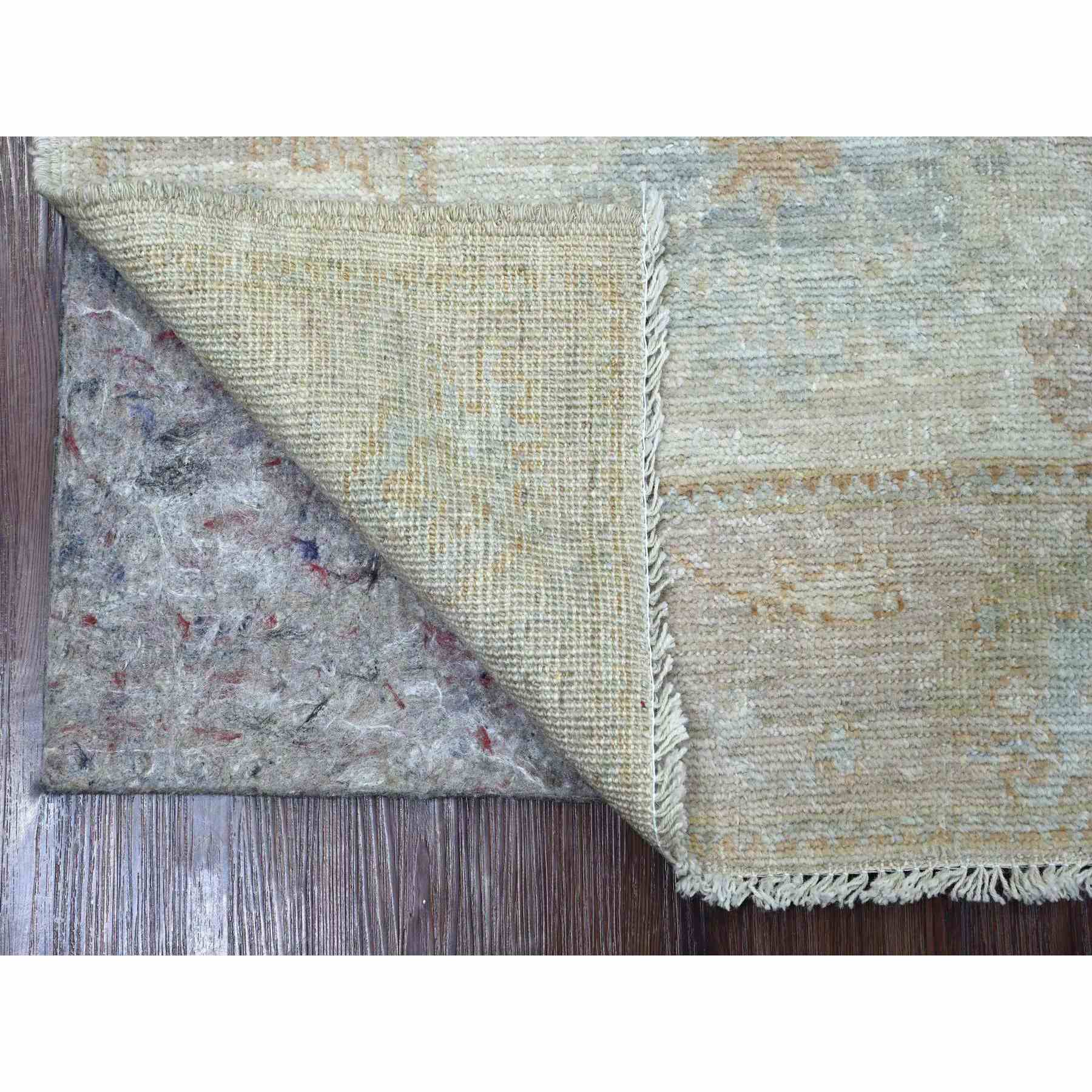 Oushak-And-Peshawar-Hand-Knotted-Rug-110140