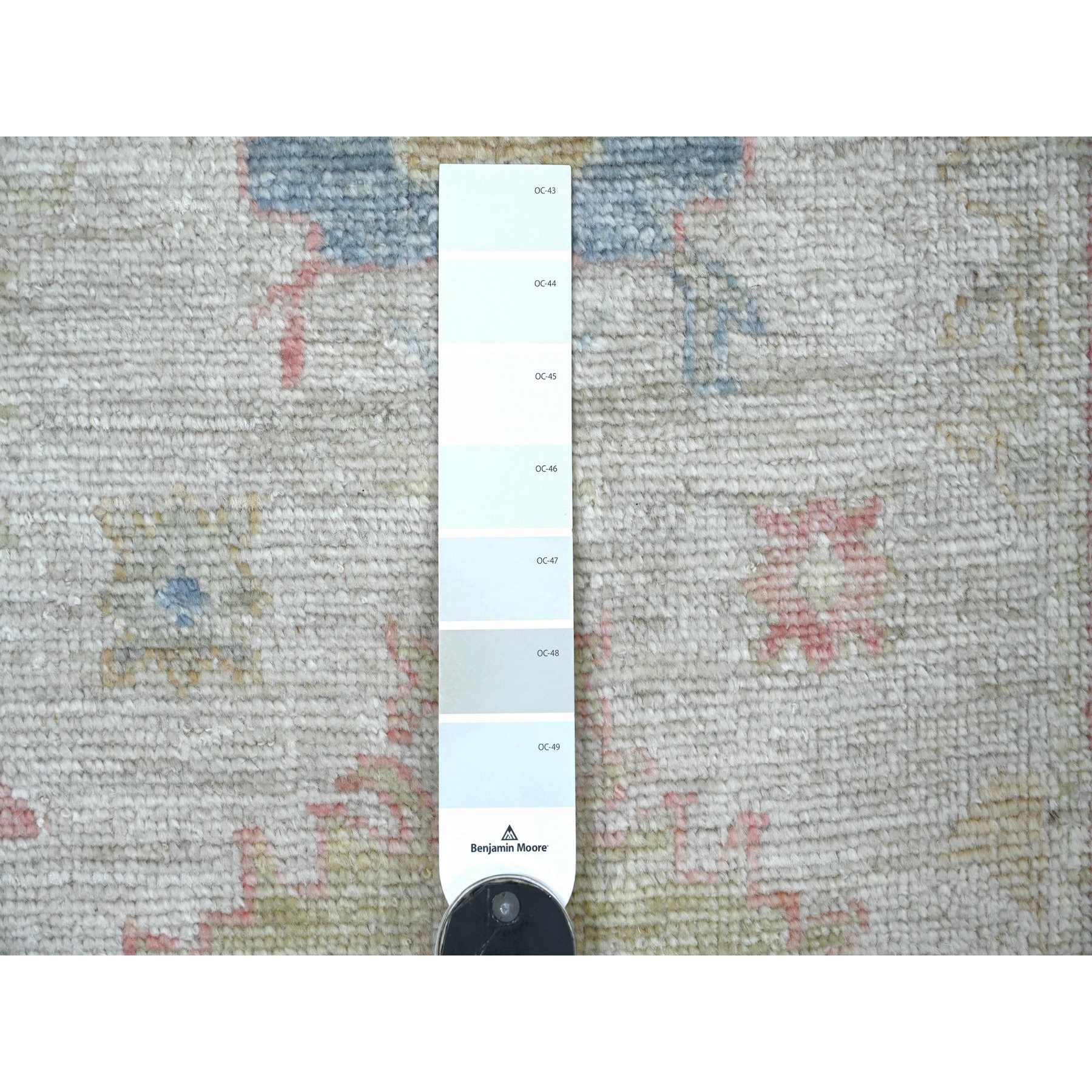 Oushak-And-Peshawar-Hand-Knotted-Rug-110145