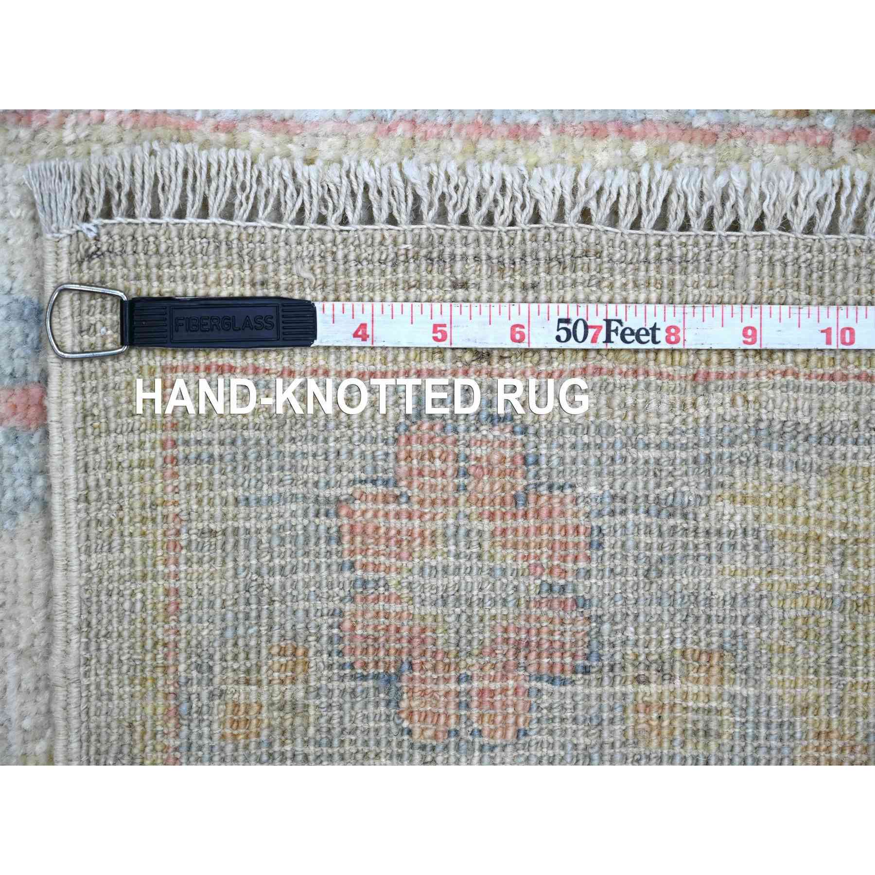 Oushak-And-Peshawar-Hand-Knotted-Rug-110145