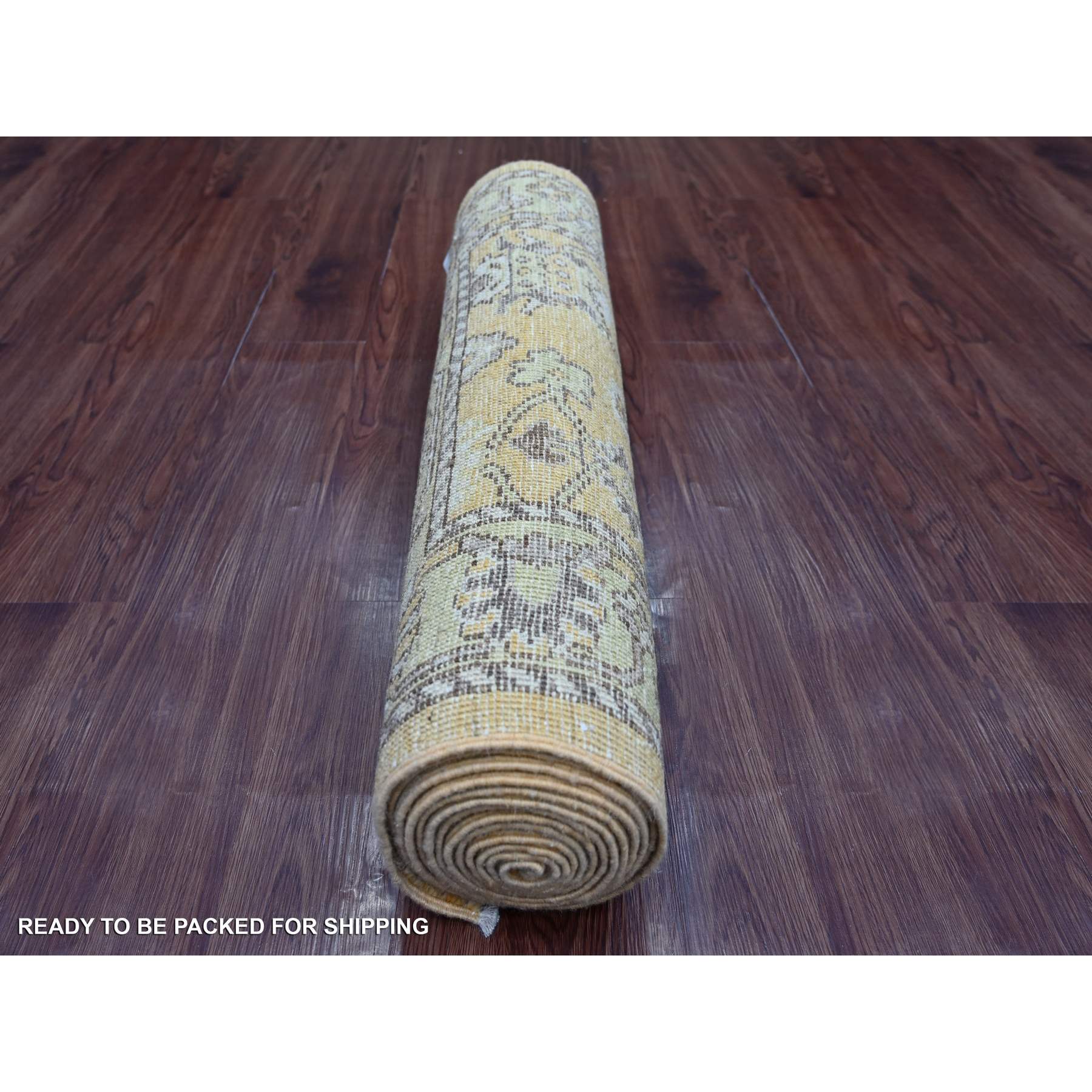 Oushak-And-Peshawar-Hand-Knotted-Rug-110150