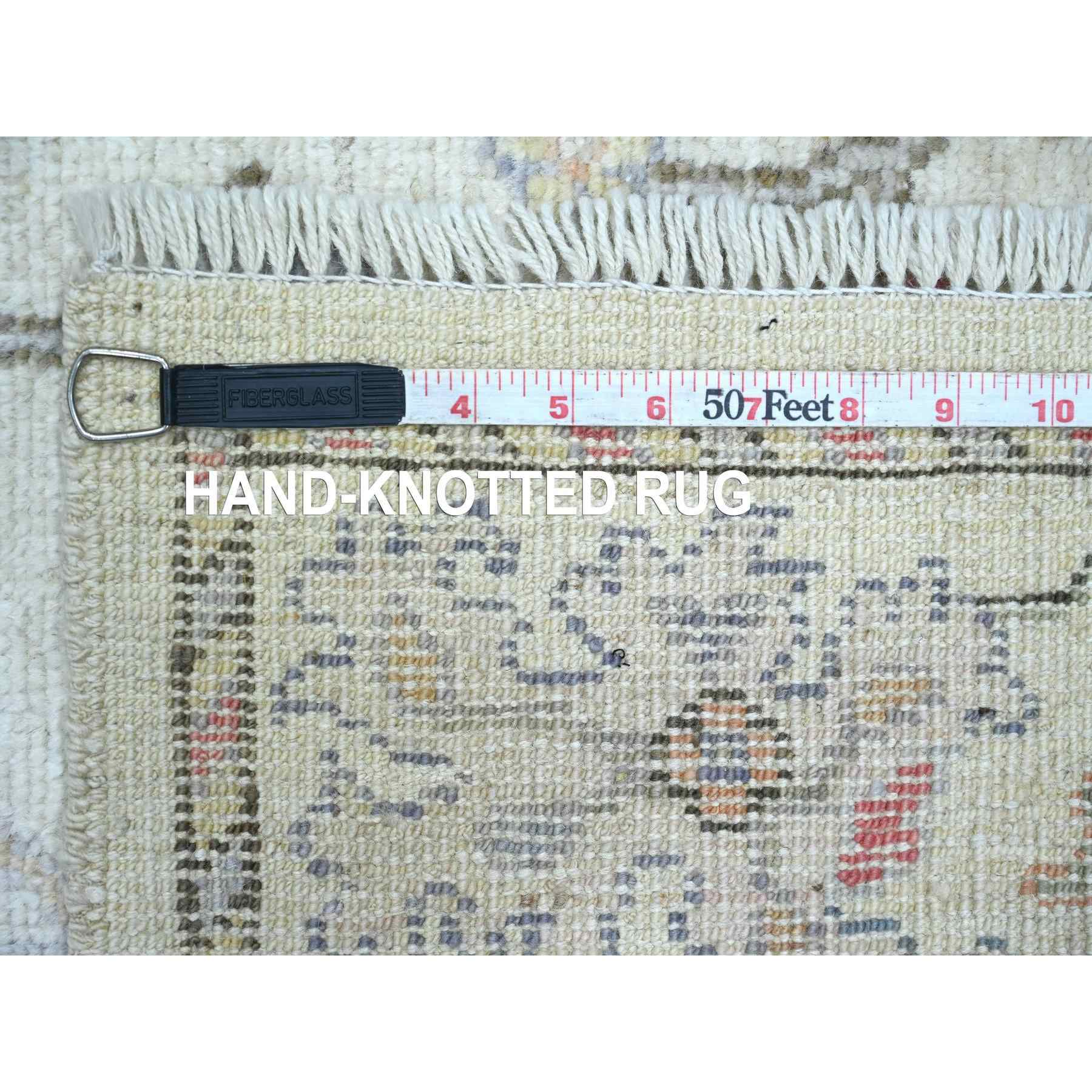 Oushak-And-Peshawar-Hand-Knotted-Rug-110155